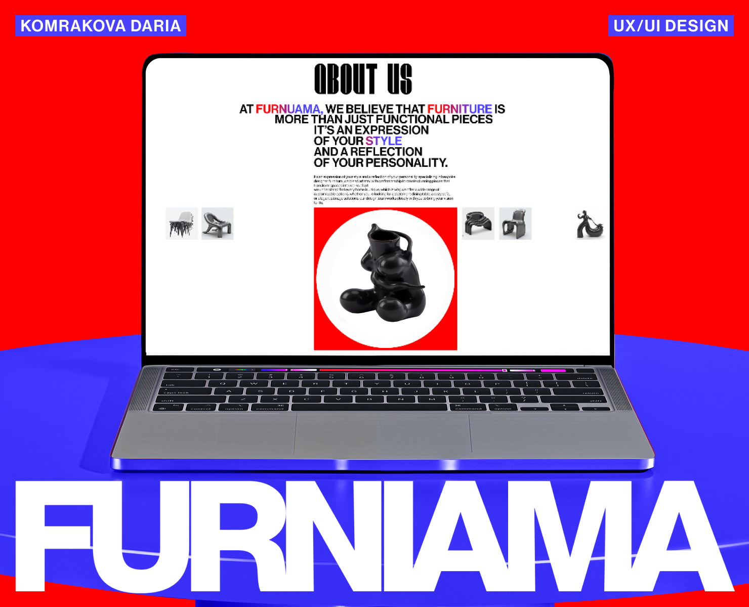 FURNIAMA | WEBSITE DESIGN | CORPORATE WEBSITE — Интерфейсы на Dprofile