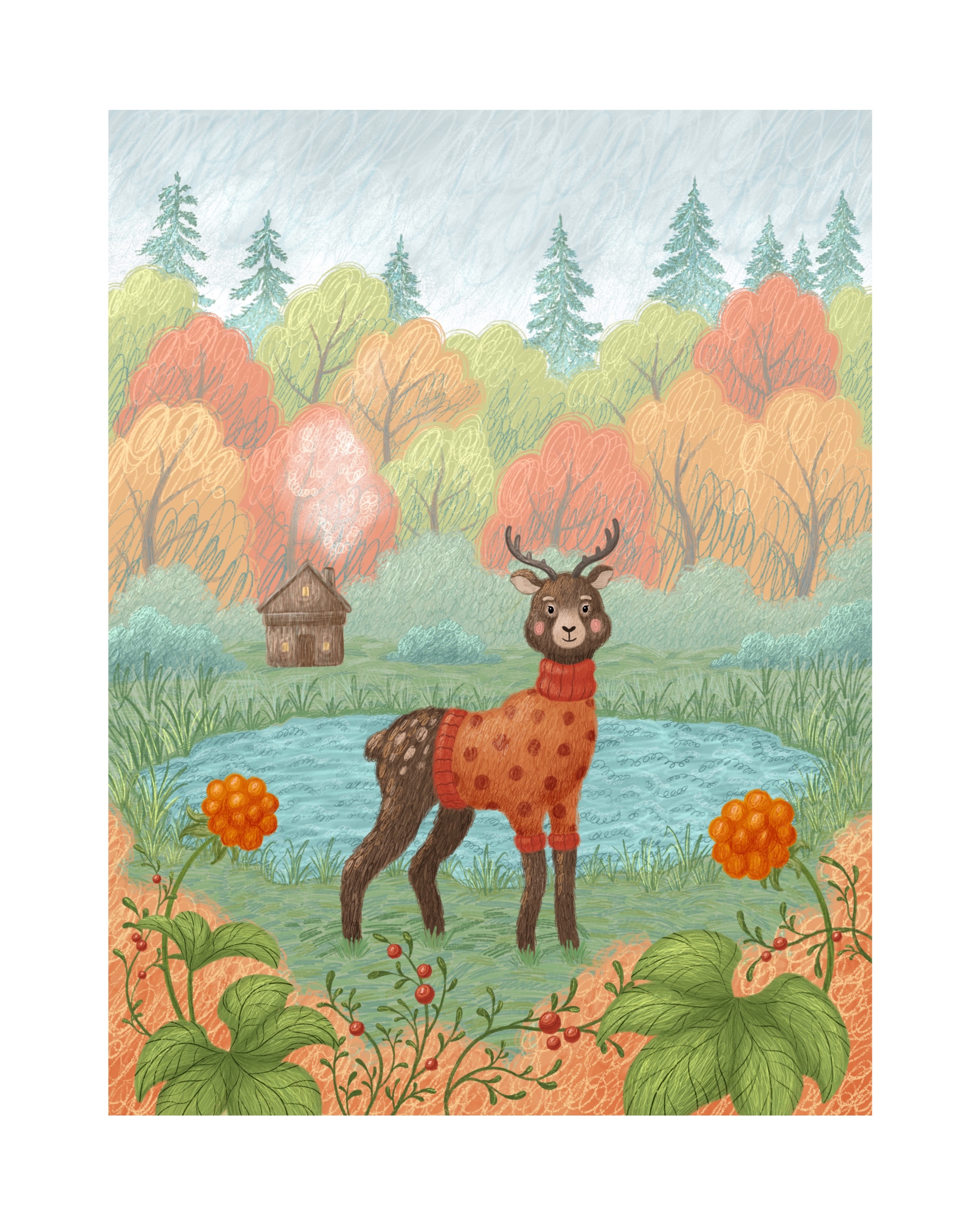 Осенние иллюстрации — Изображение №1 — Иллюстрация на Dprofile