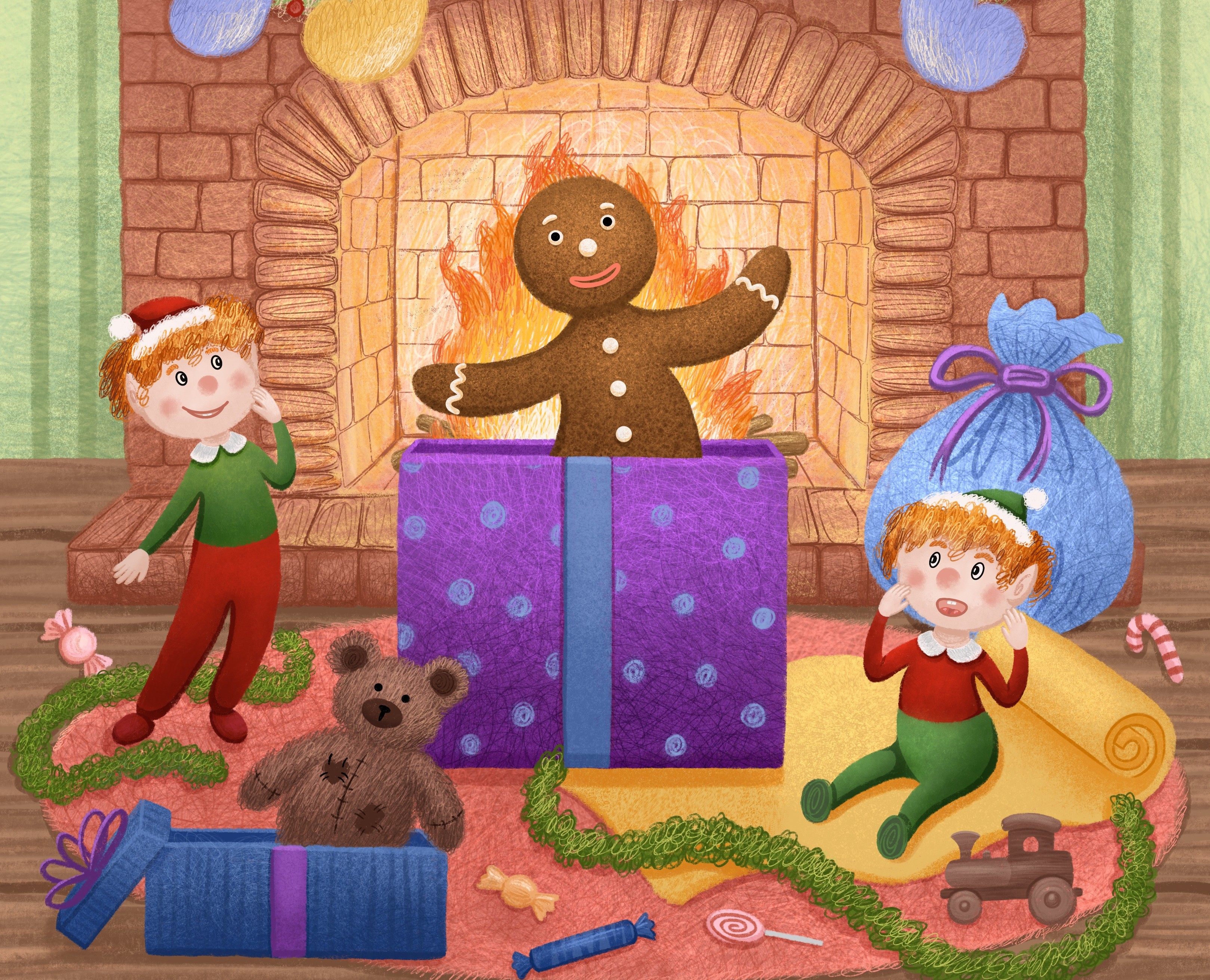 Новогодние иллюстрации на Dprofile