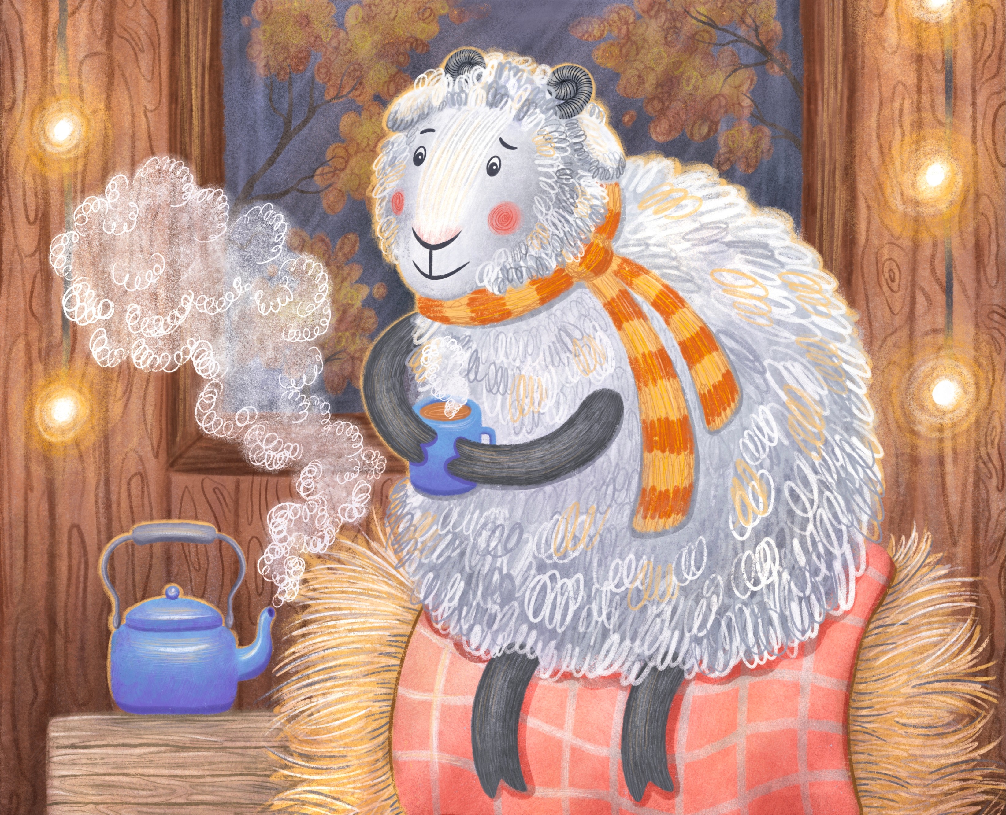 Осенние иллюстрации на Dprofile