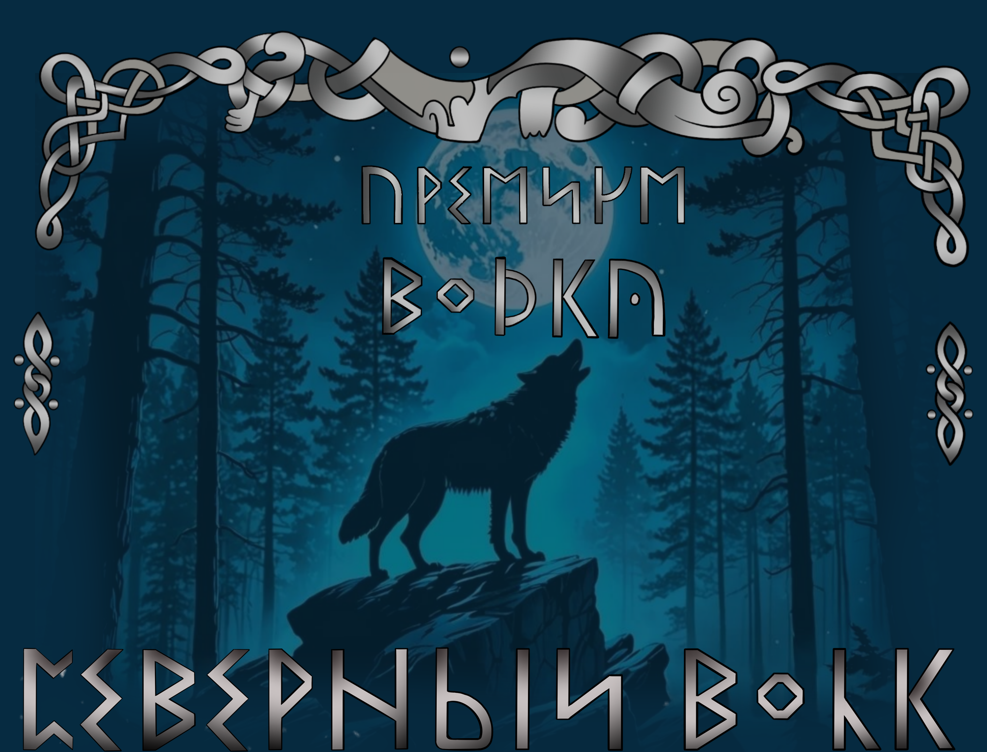 Разработка бренда водки "Северный Волк" — Изображение №1 — Брендинг, Иллюстрация на Dprofile