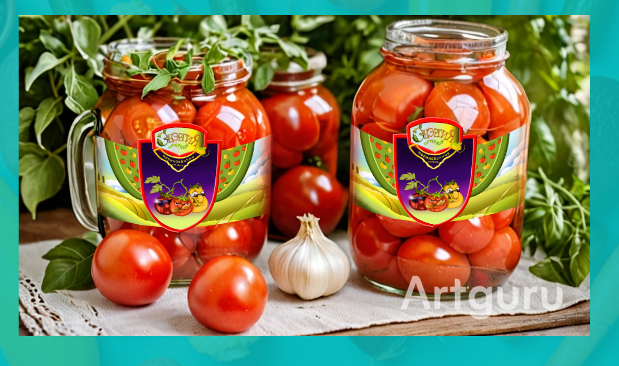 Разработка эикетки, латтеринга и персонажей для продукции консервированных овощей — Изображение №11 — Интерфейсы, Брендинг на Dprofile