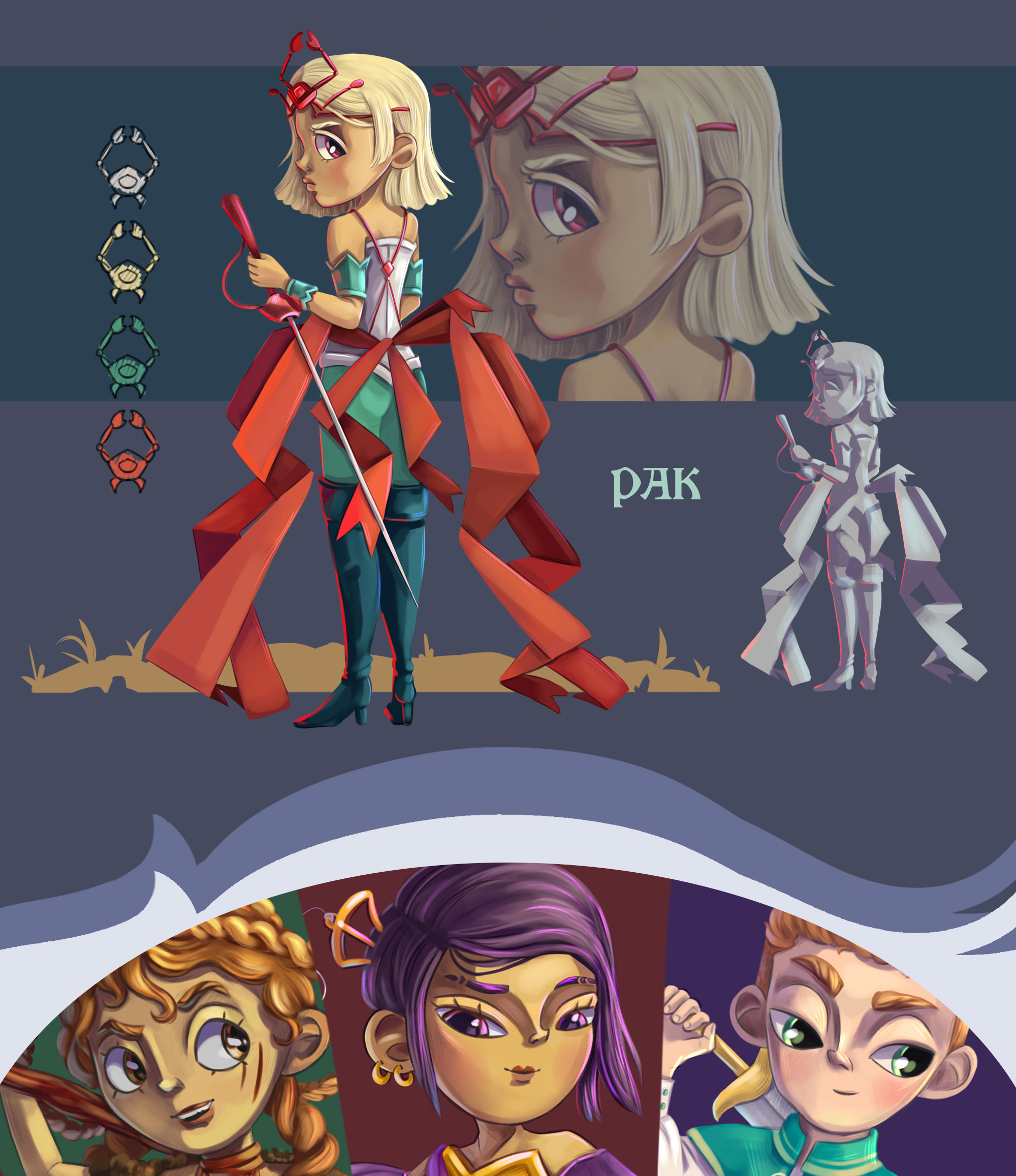 Турнир знаков зодиака /Концепт персонажей — Изображение №12 — Иллюстрация на Dprofile