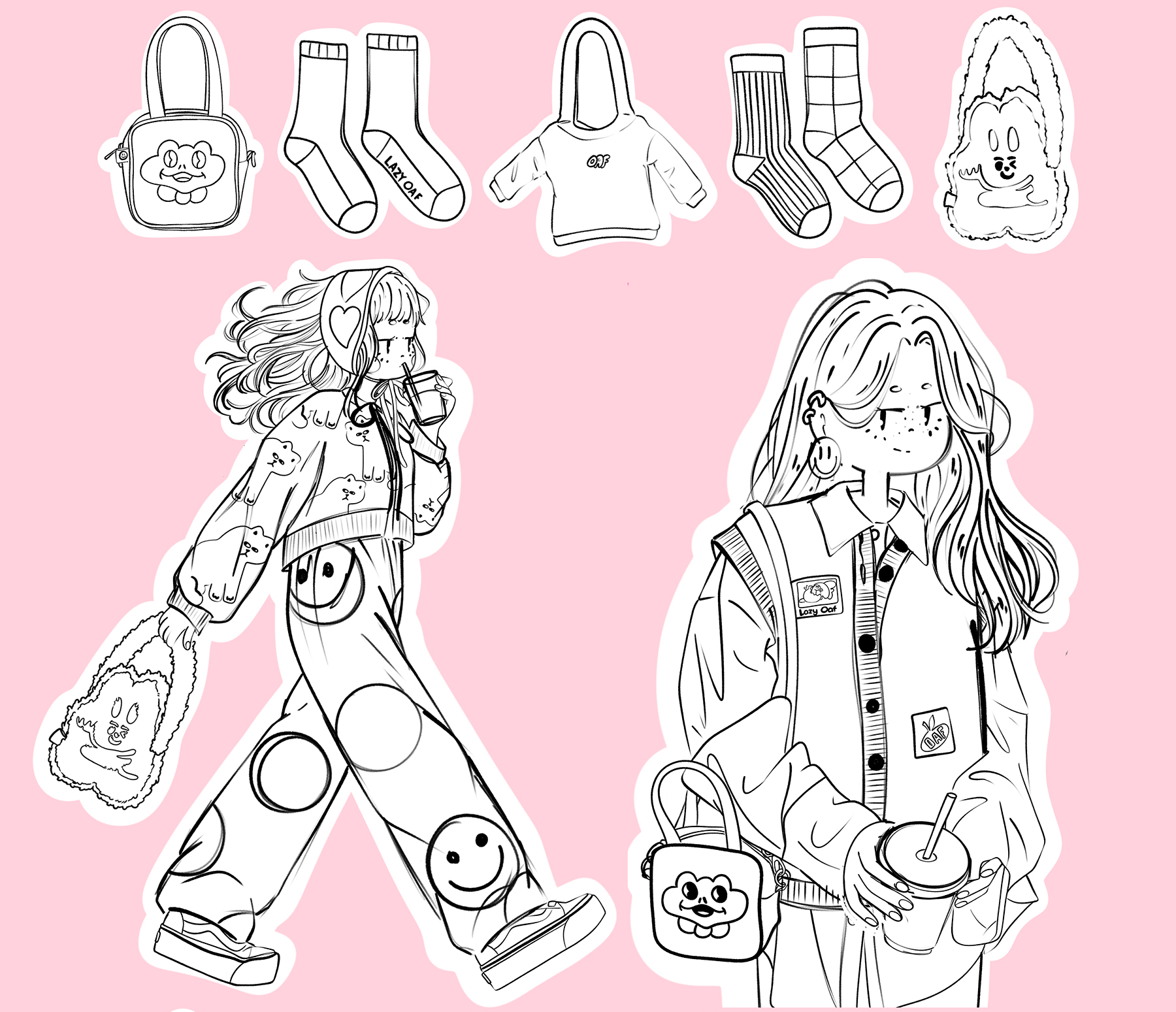 Портфолио. Дизайнн персонажей/fashion иллюстрации — Изображение №4 — Брендинг, Иллюстрация на Dprofile