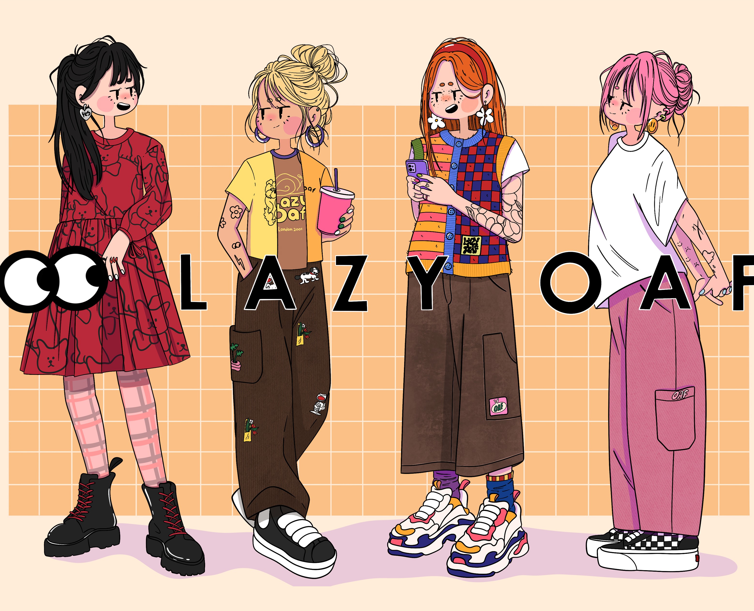 Портфолио. Дизайнн персонажей/fashion иллюстрации — Брендинг, Иллюстрация на Dprofile