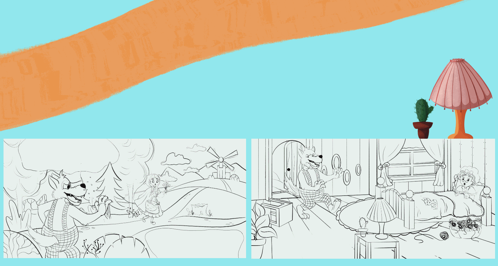 Книга Красная Шапочка — Изображение №3 — Иллюстрация на Dprofile