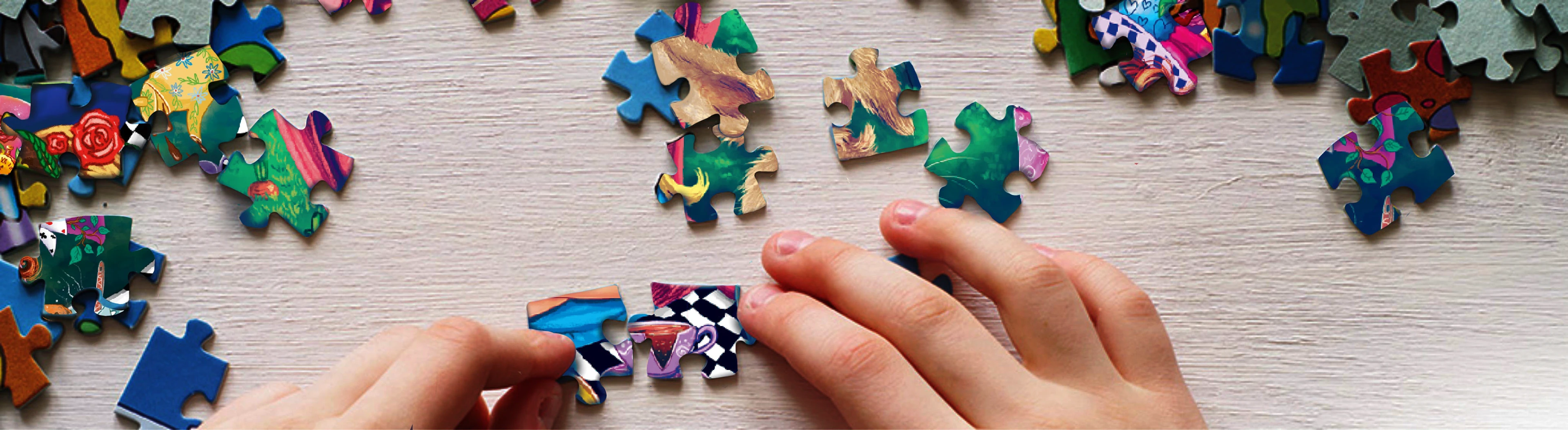 Иллюстрация для детских пазлов "Алиса в стране чудес" — Изображение №3 — Иллюстрация, Графика на Dprofile