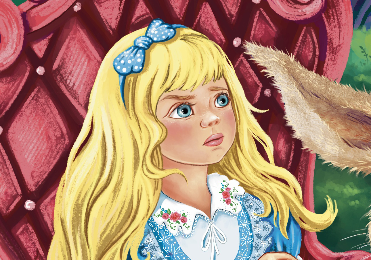 Иллюстрация для детских пазлов "Алиса в стране чудес" — Изображение №8 — Иллюстрация, Графика на Dprofile