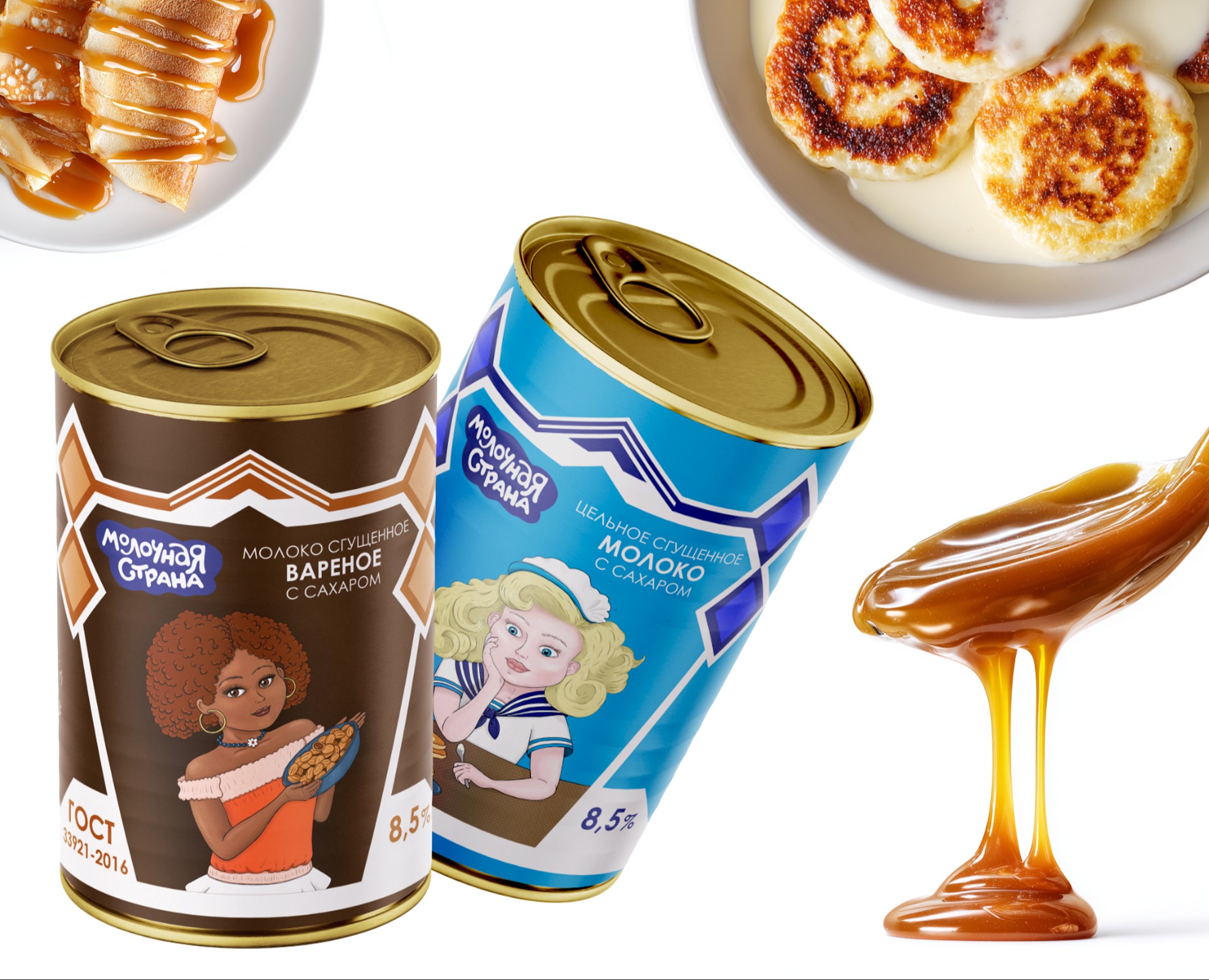 Бренд-персонажи,  дизайн этикеток банок  и упаковок дой-пак — Брендинг, Иллюстрация на Dprofile