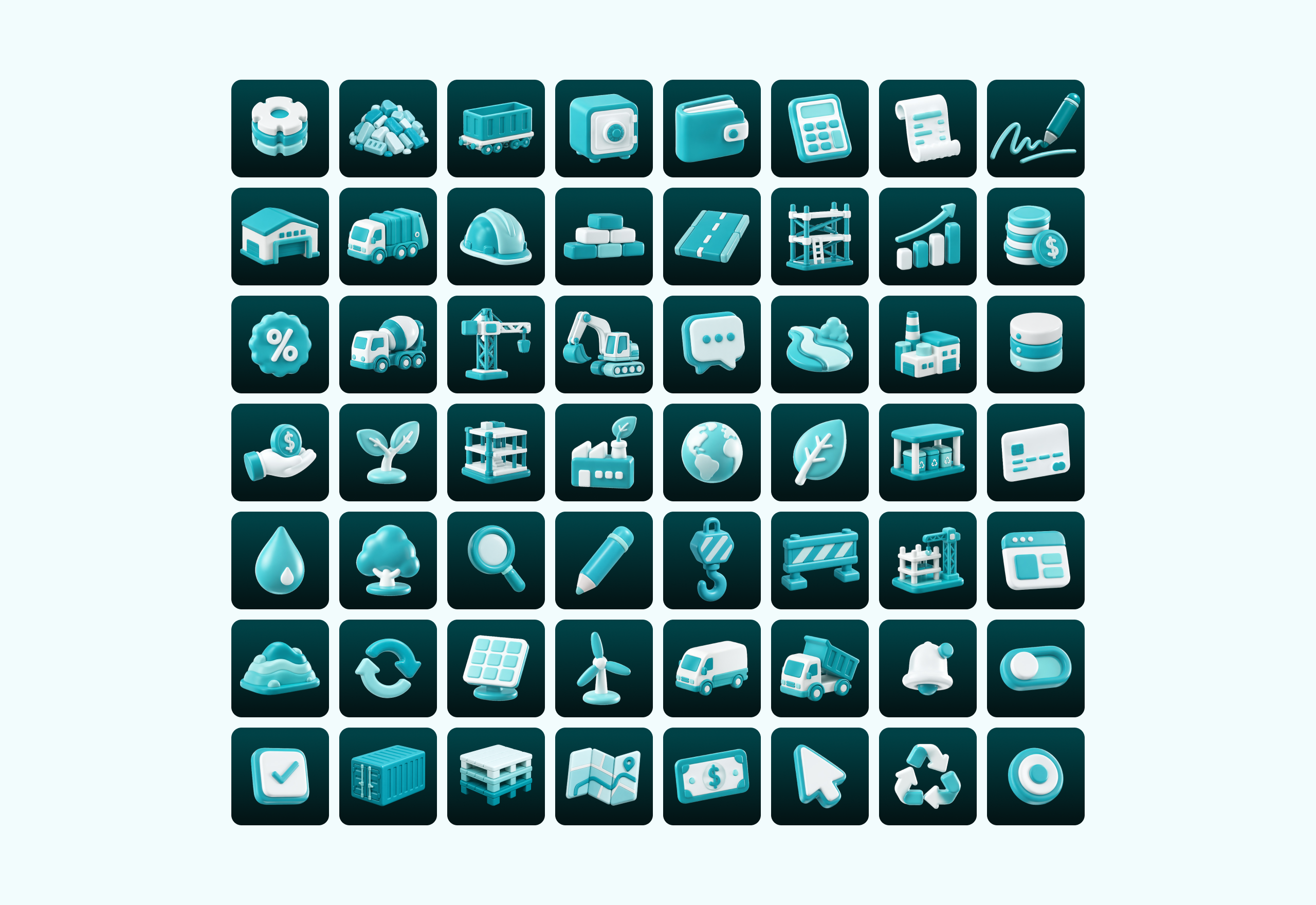 Smart Waste / 3D Identity — Изображение №18 — Брендинг, 3D на Dprofile