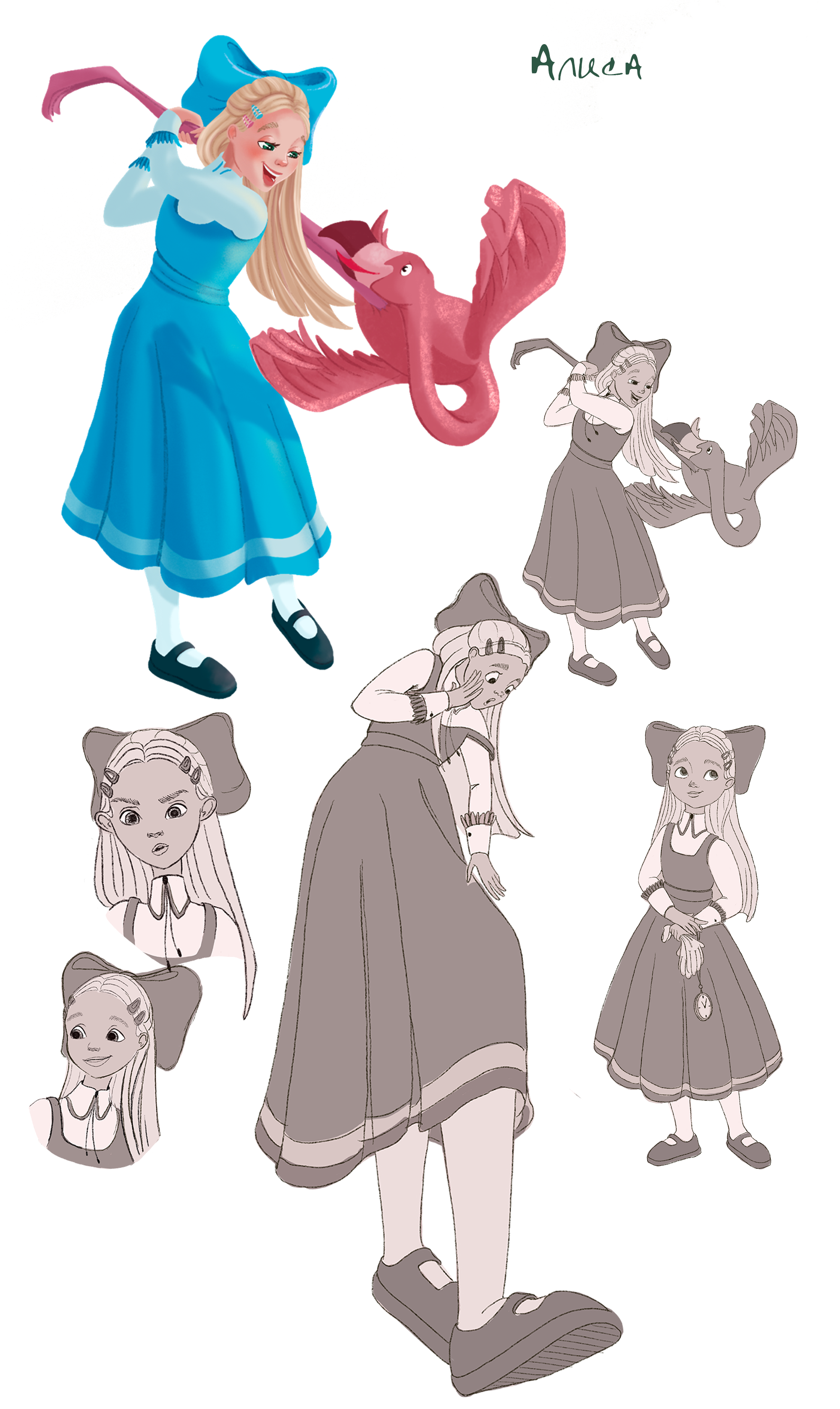 Концепт проект для "Алиса в Стране Чудес" — Изображение №7 — Иллюстрация, Графика на Dprofile