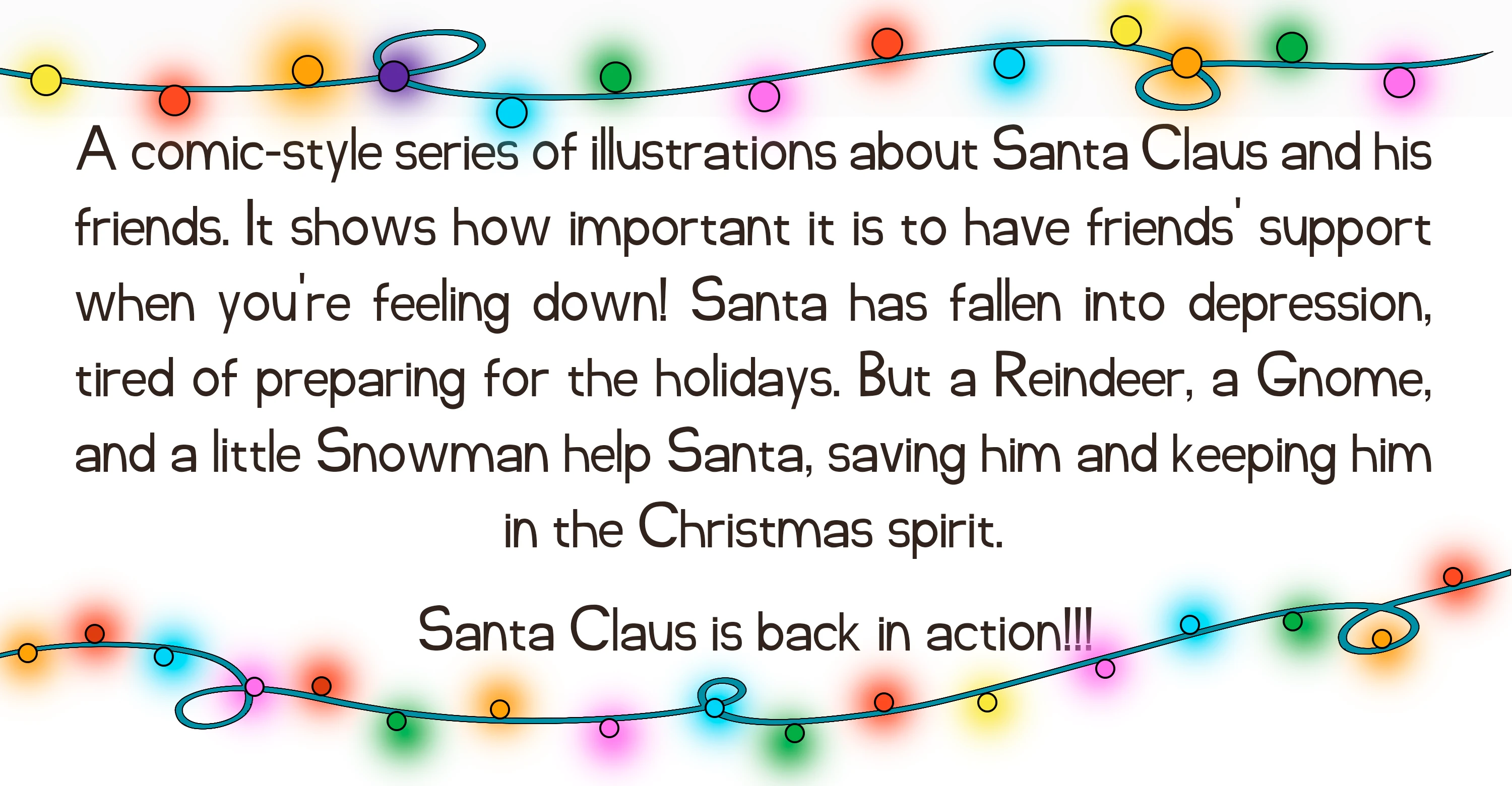 Комикс-проект про Рождество,  Санту и его друзей — Изображение №2 — Иллюстрация на Dprofile