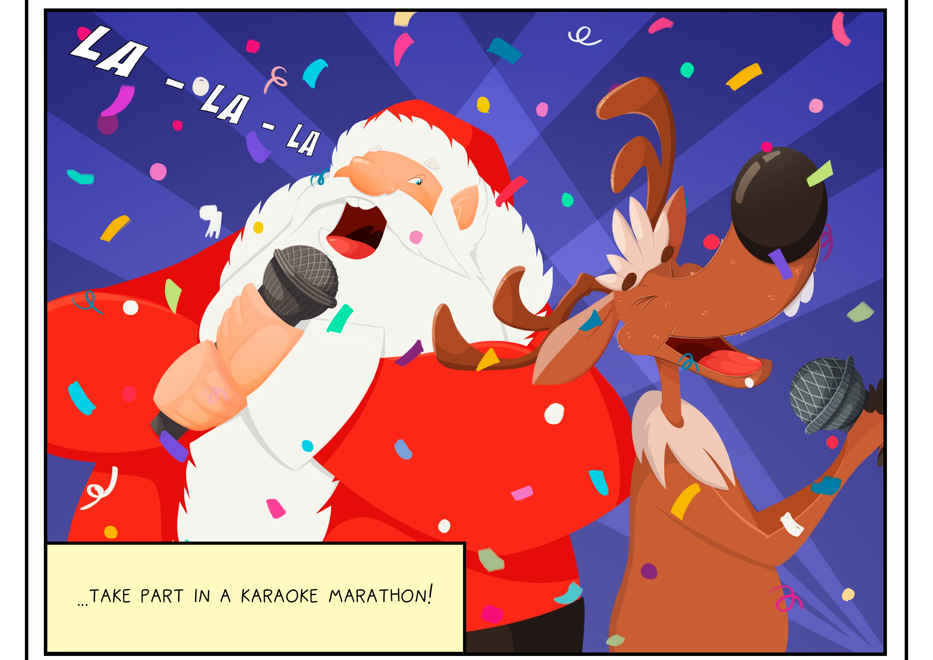 Комикс-проект про Рождество,  Санту и его друзей — Изображение №7 — Иллюстрация на Dprofile