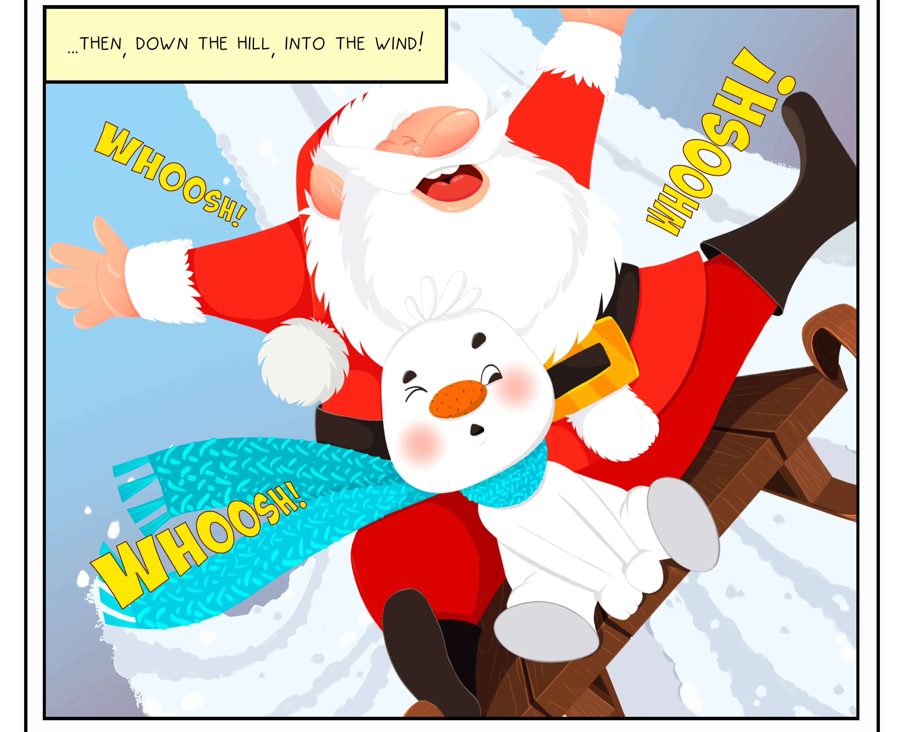 Комикс-проект про Рождество,  Санту и его друзей — Изображение №6 — Иллюстрация на Dprofile