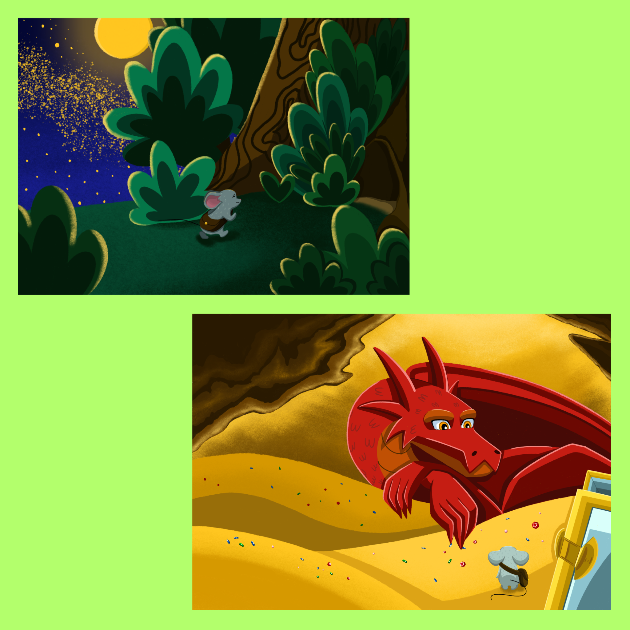 Кроха и волшебный экзамен — Изображение №4 — Иллюстрация, Графика на Dprofile