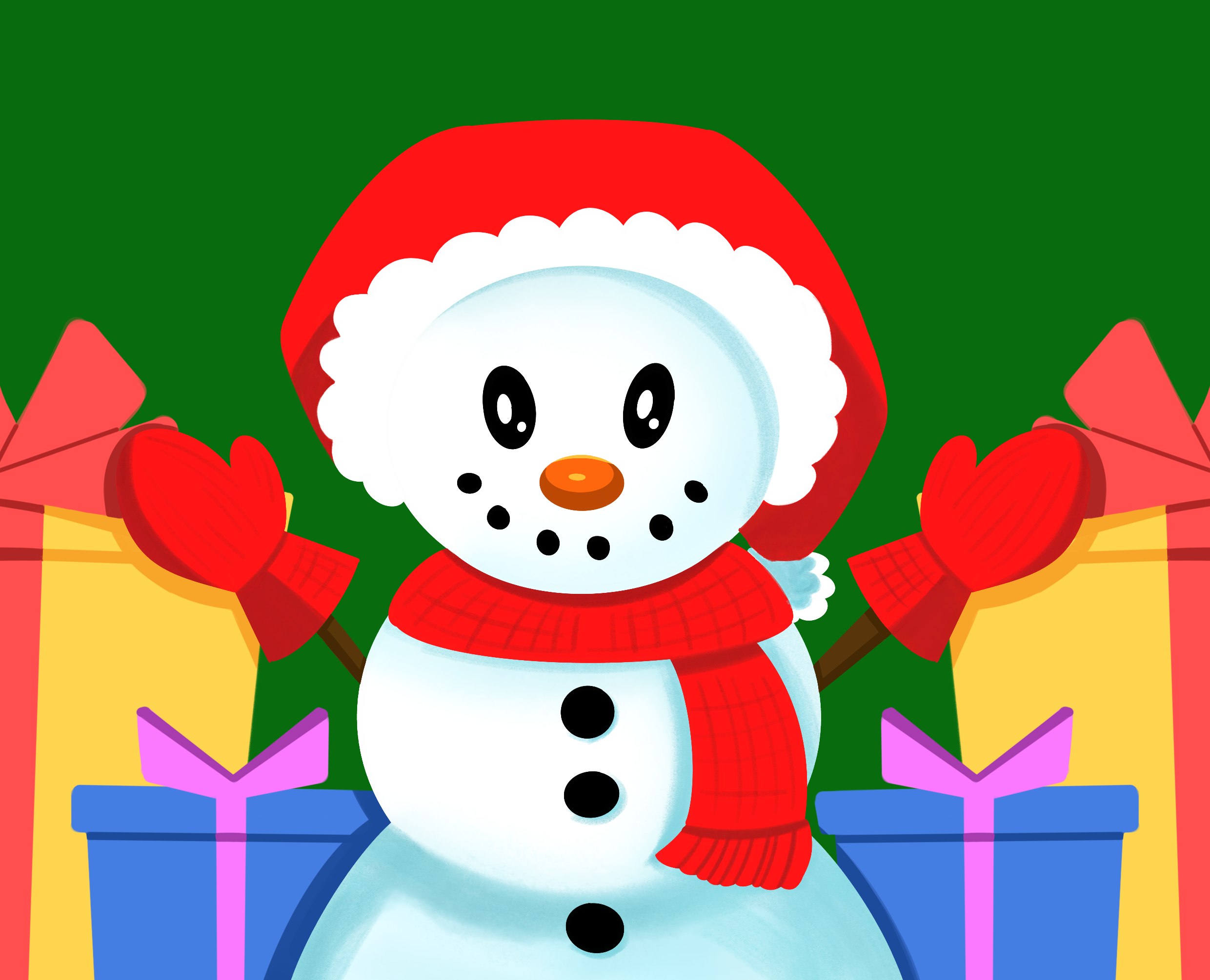 Новогодняя афиша детского утренника на Dprofile