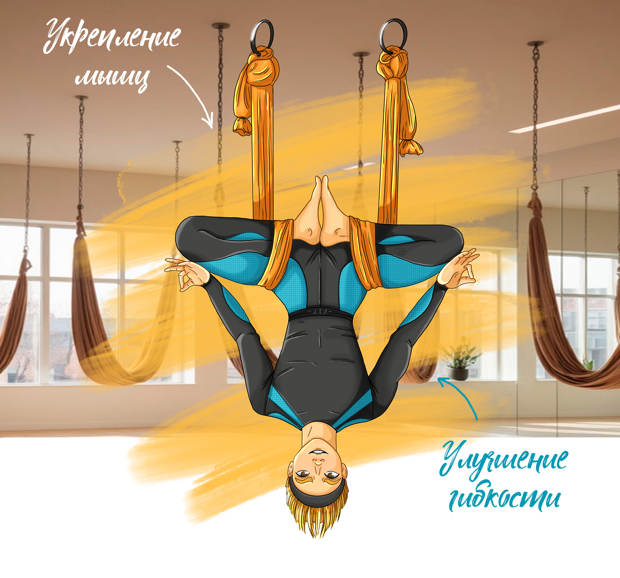 Бренд персонажи для студии йоги — Изображение №4 — Брендинг, Иллюстрация на Dprofile