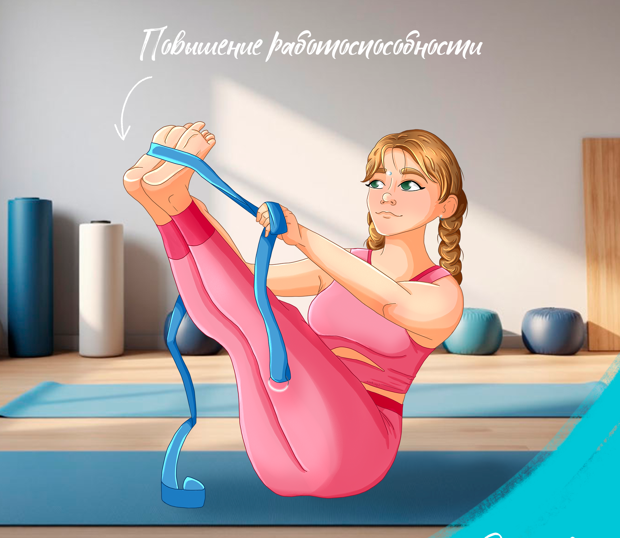 Бренд персонажи для студии йоги — Изображение №8 — Брендинг, Иллюстрация на Dprofile