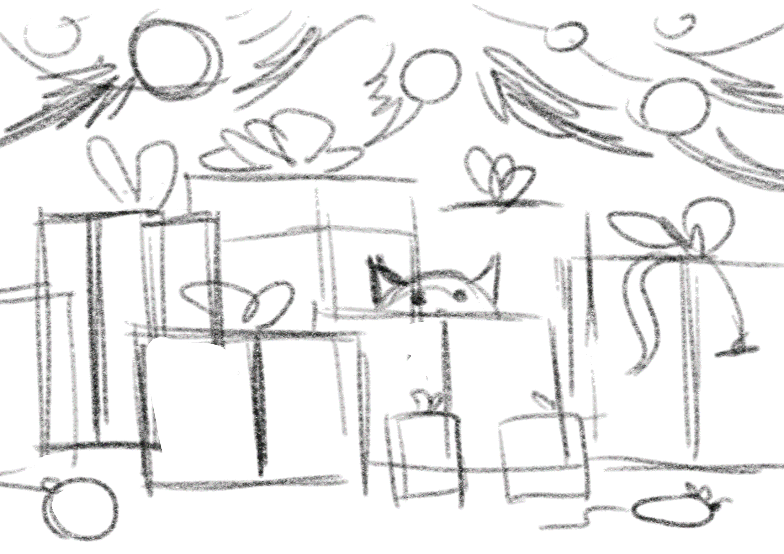 Новогодние коты. Набор новогодних иллюстраций для открыток и поздравлений. — Изображение №26 — Иллюстрация на Dprofile