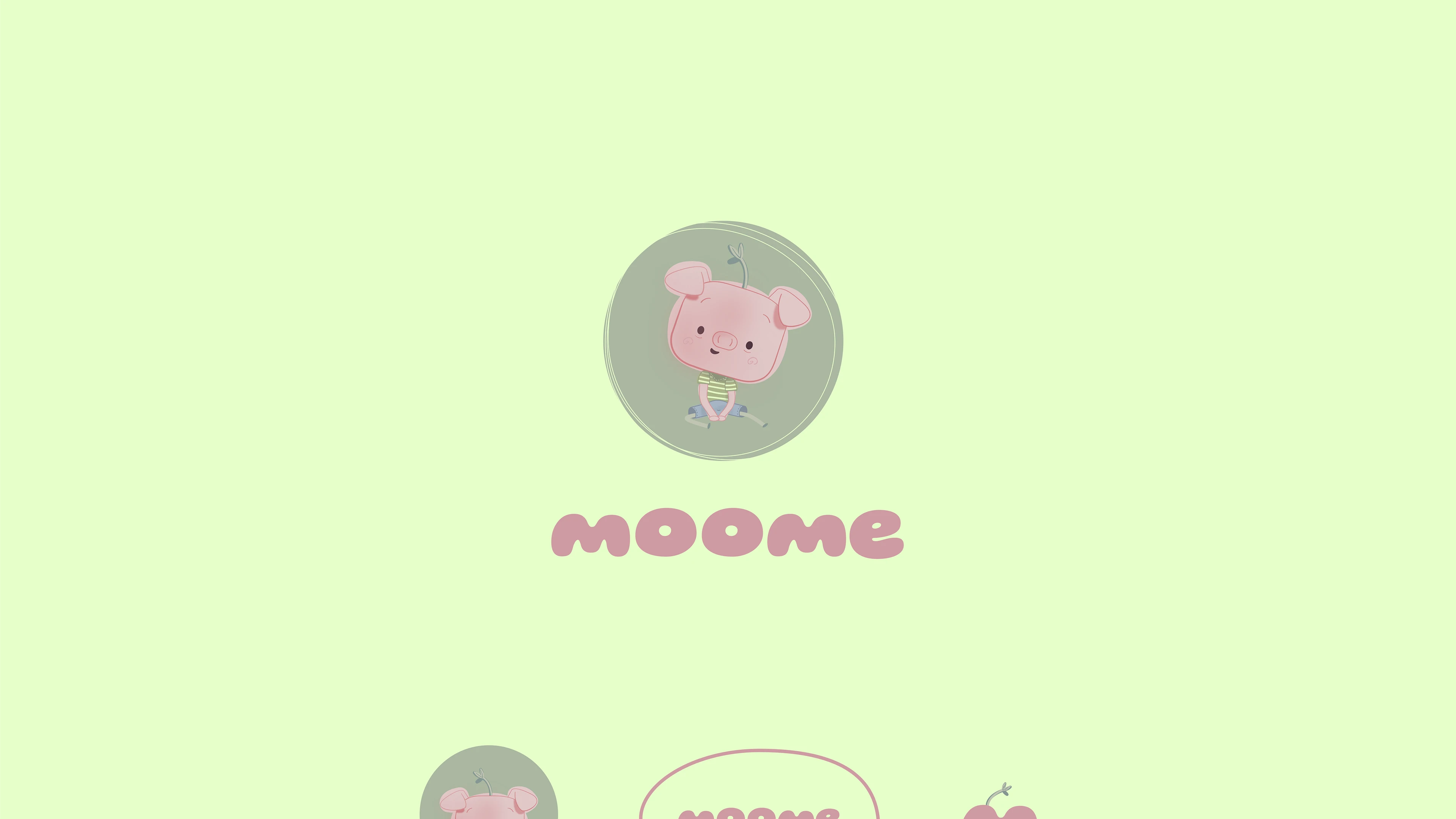 moome | иллюстративный логотип — Изображение №2 — Брендинг, Иллюстрация на Dprofile