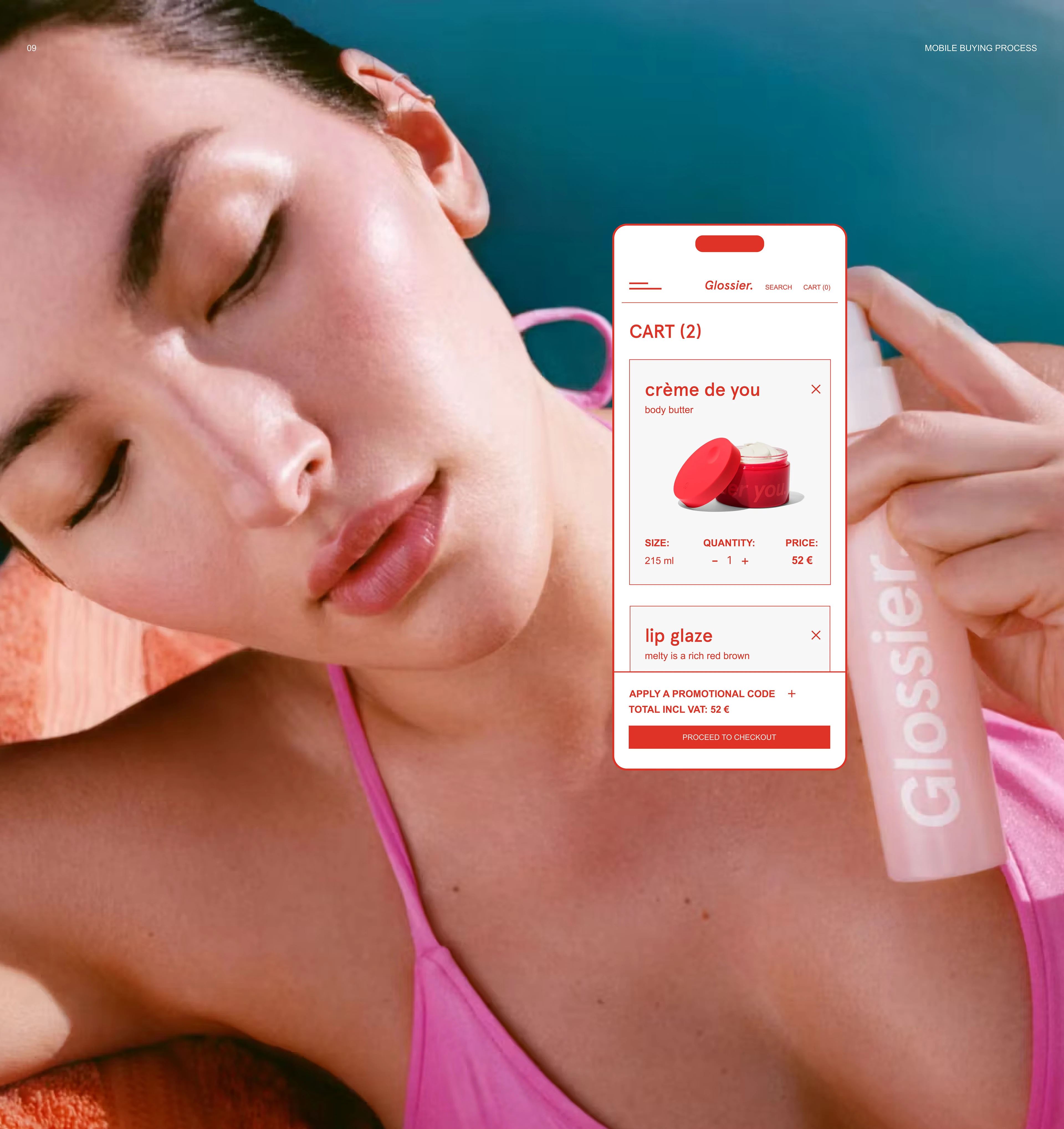 GLOSSIER. концепт редизайна для ондайн-магазина косметики — Изображение №14 — Интерфейсы, Брендинг на Dprofile