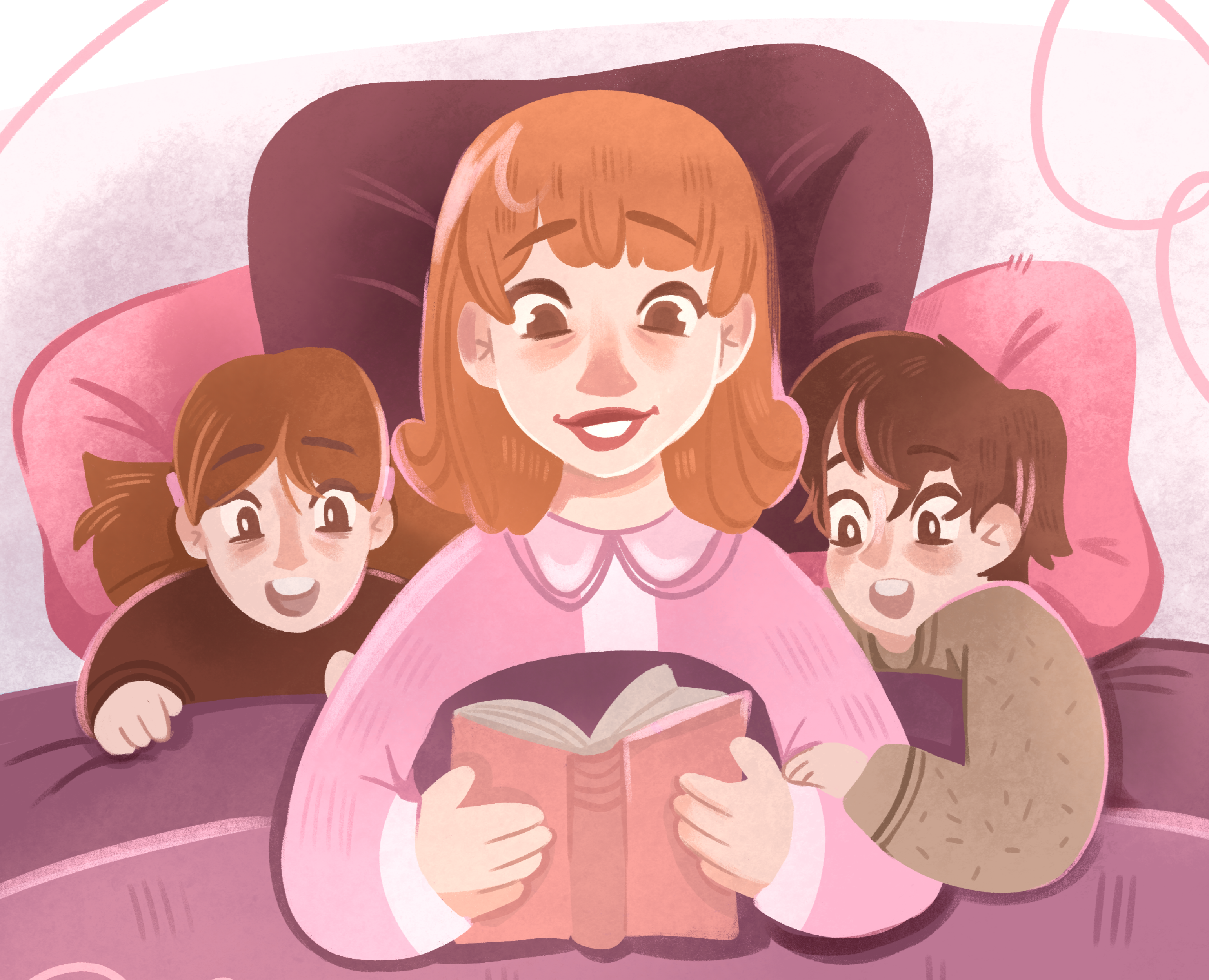 Открытки на День матери — Иллюстрация на Dprofile