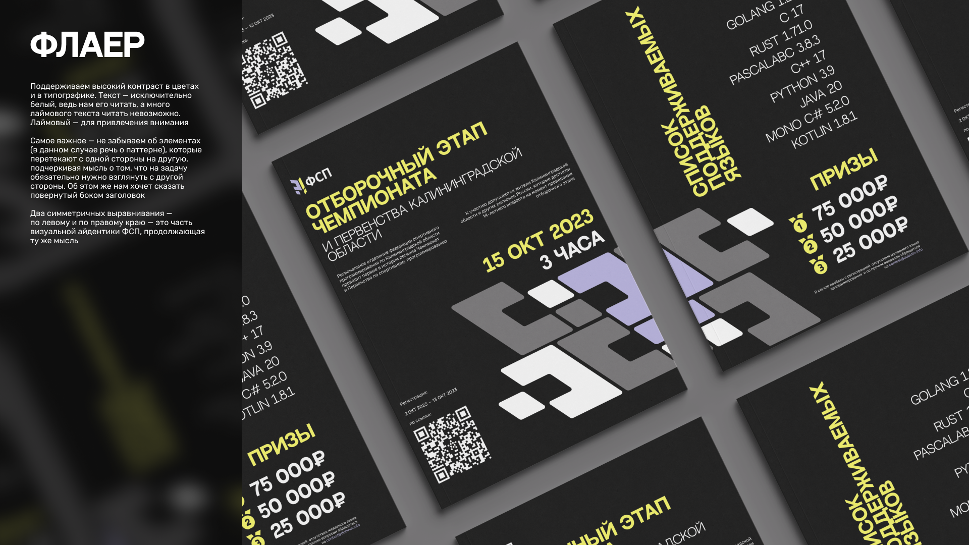 Брендинг для Федерации Спортивного Программирования — Изображение №13 — Брендинг на Dprofile