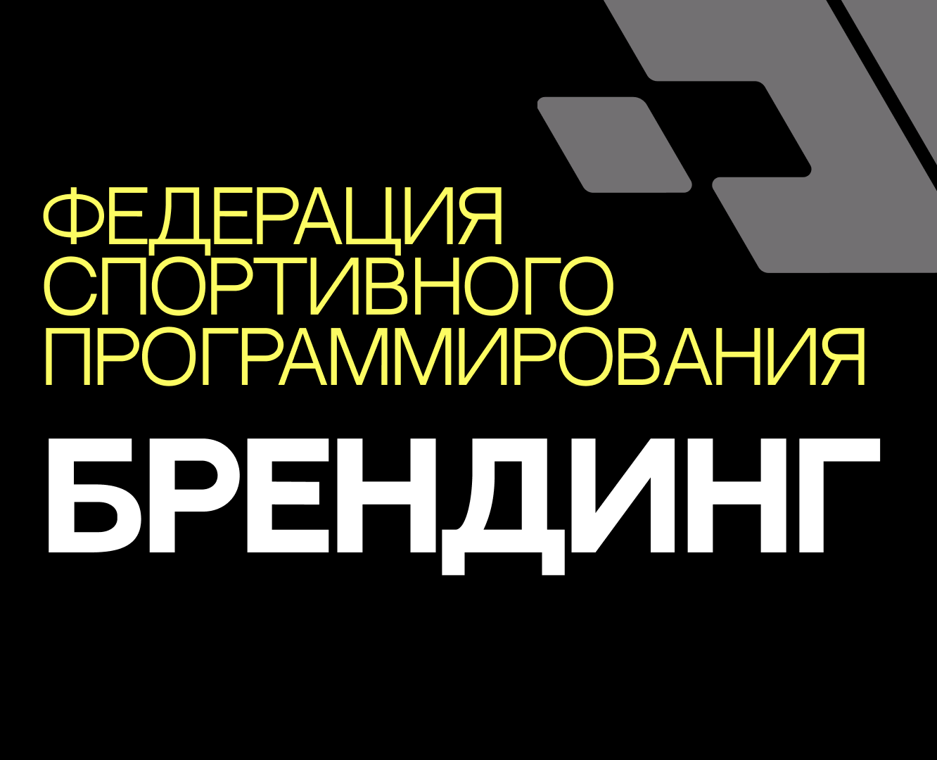 Брендинг для Федерации Спортивного Программирования на Dprofile