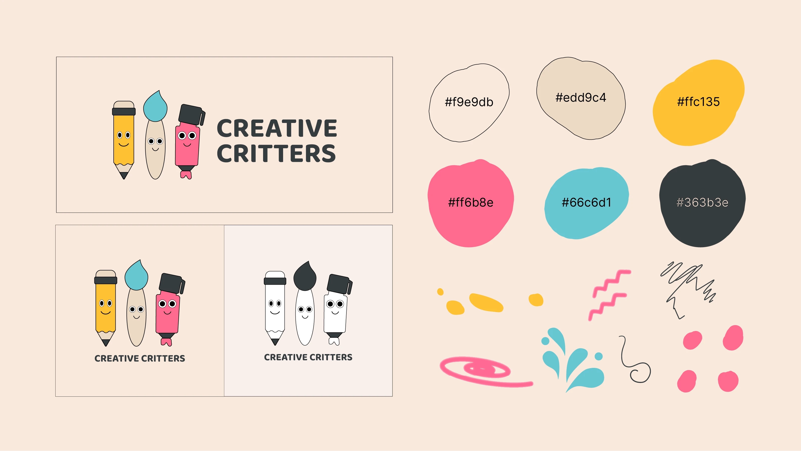 Дизайн социальных сетей, фирменный стиль школы рисования — Изображение №2 — Брендинг, Маркетинг на Dprofile