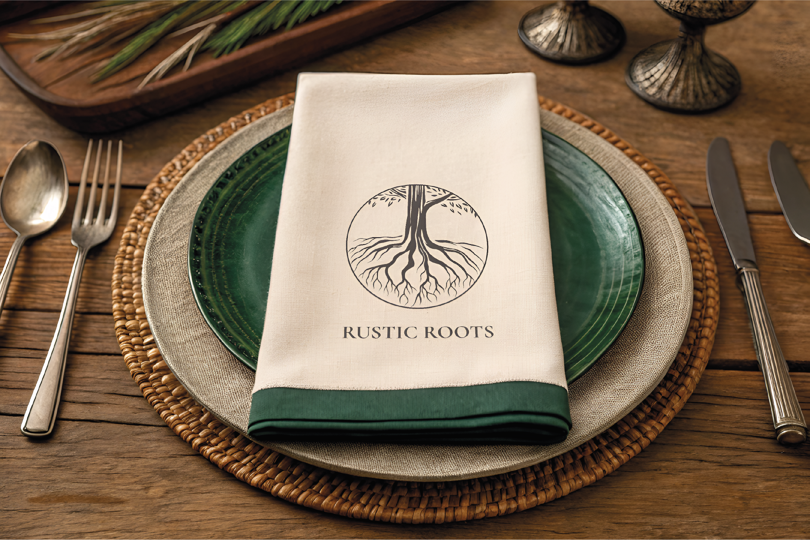 Rustic Roots – Айдентика для ресторана домашней кухни — Изображение №9 — Брендинг на Dprofile