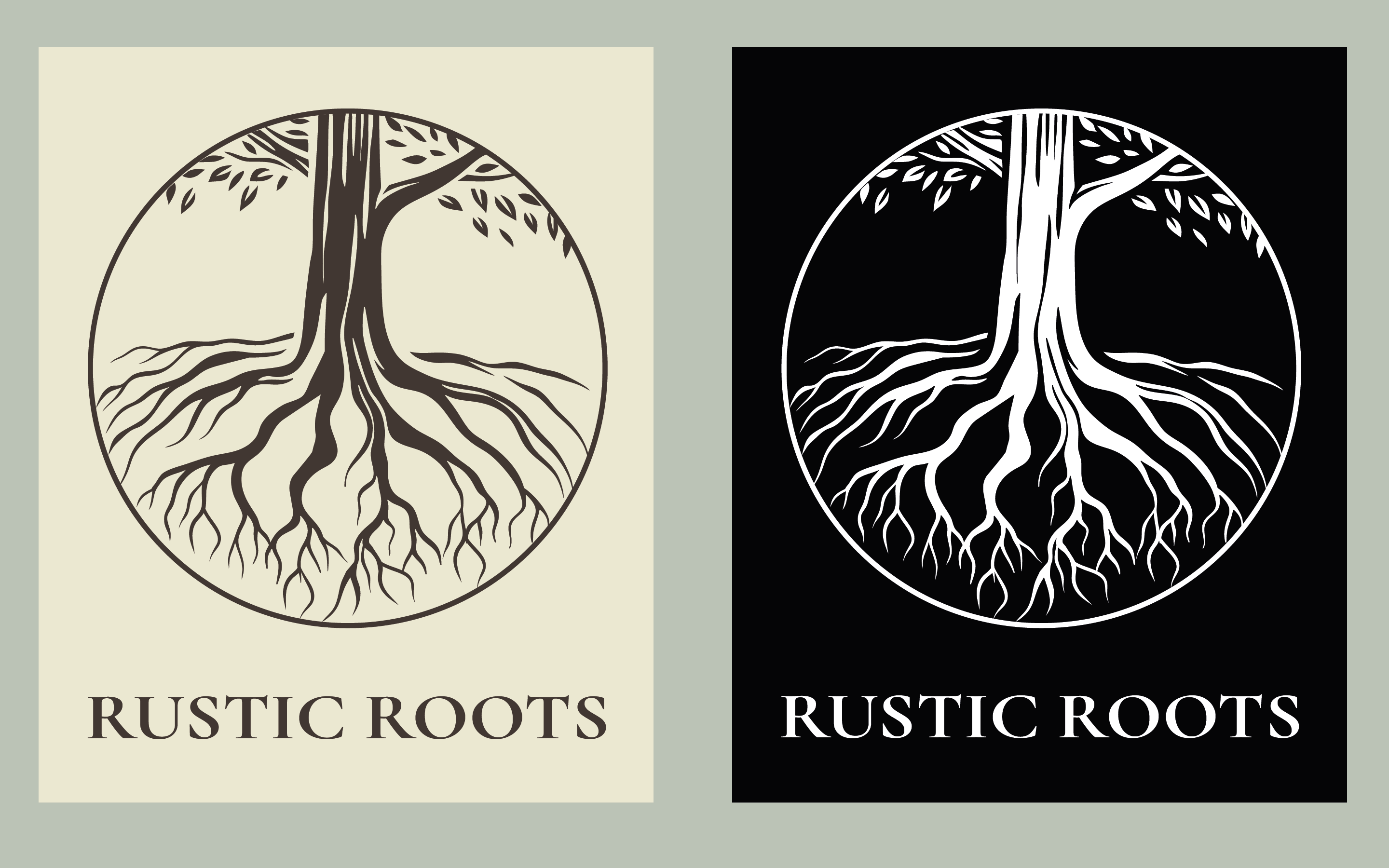 Rustic Roots – Айдентика для ресторана домашней кухни — Изображение №4 — Брендинг на Dprofile