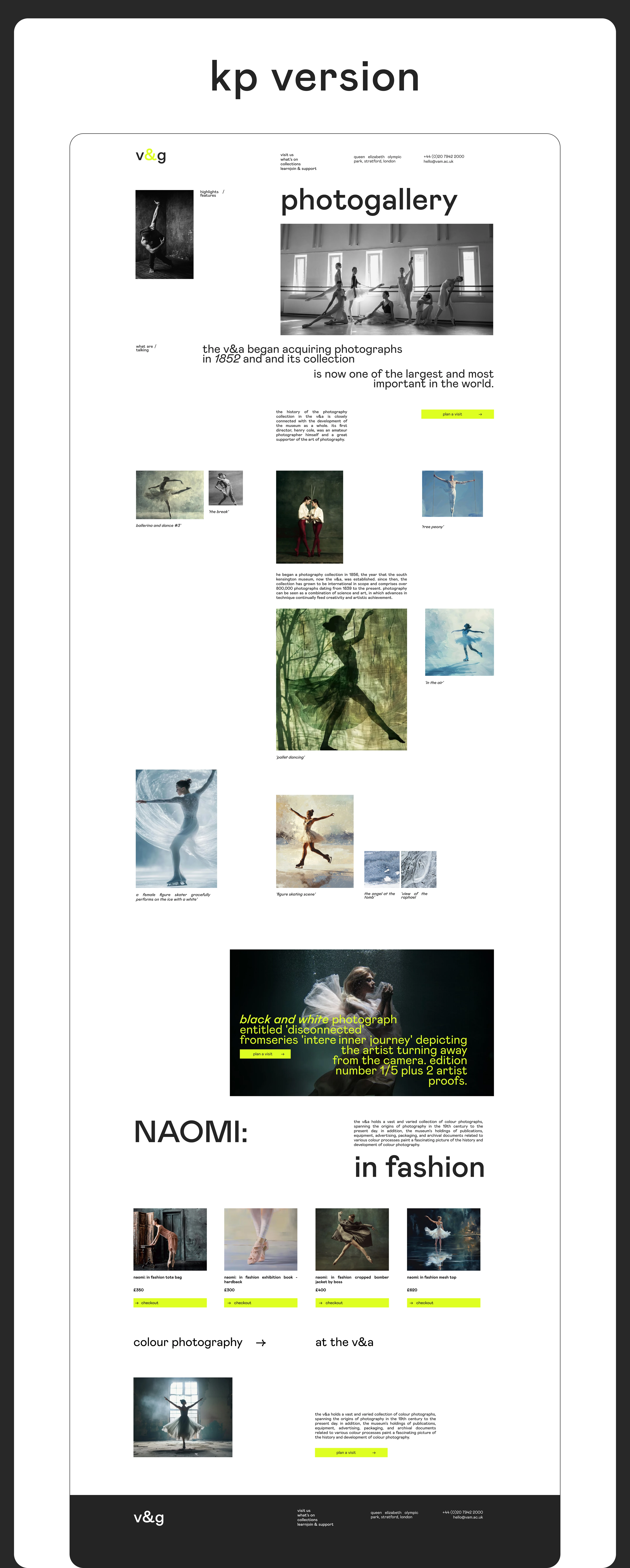 Сайт для картинной галереи-Website for an art gallery — Изображение №4 — Интерфейсы на Dprofile