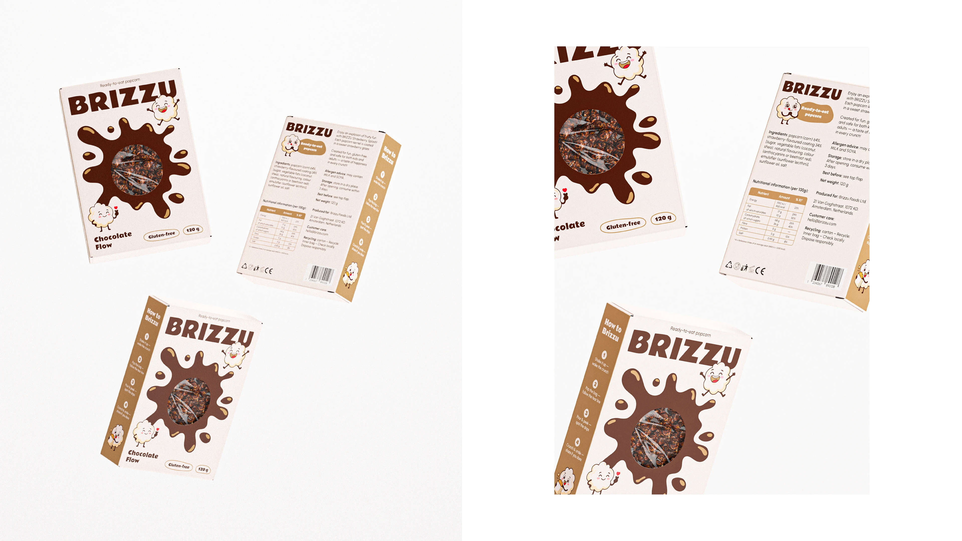 Дизайн упаковки Brizzu — Изображение №9 — Брендинг, 3D на Dprofile
