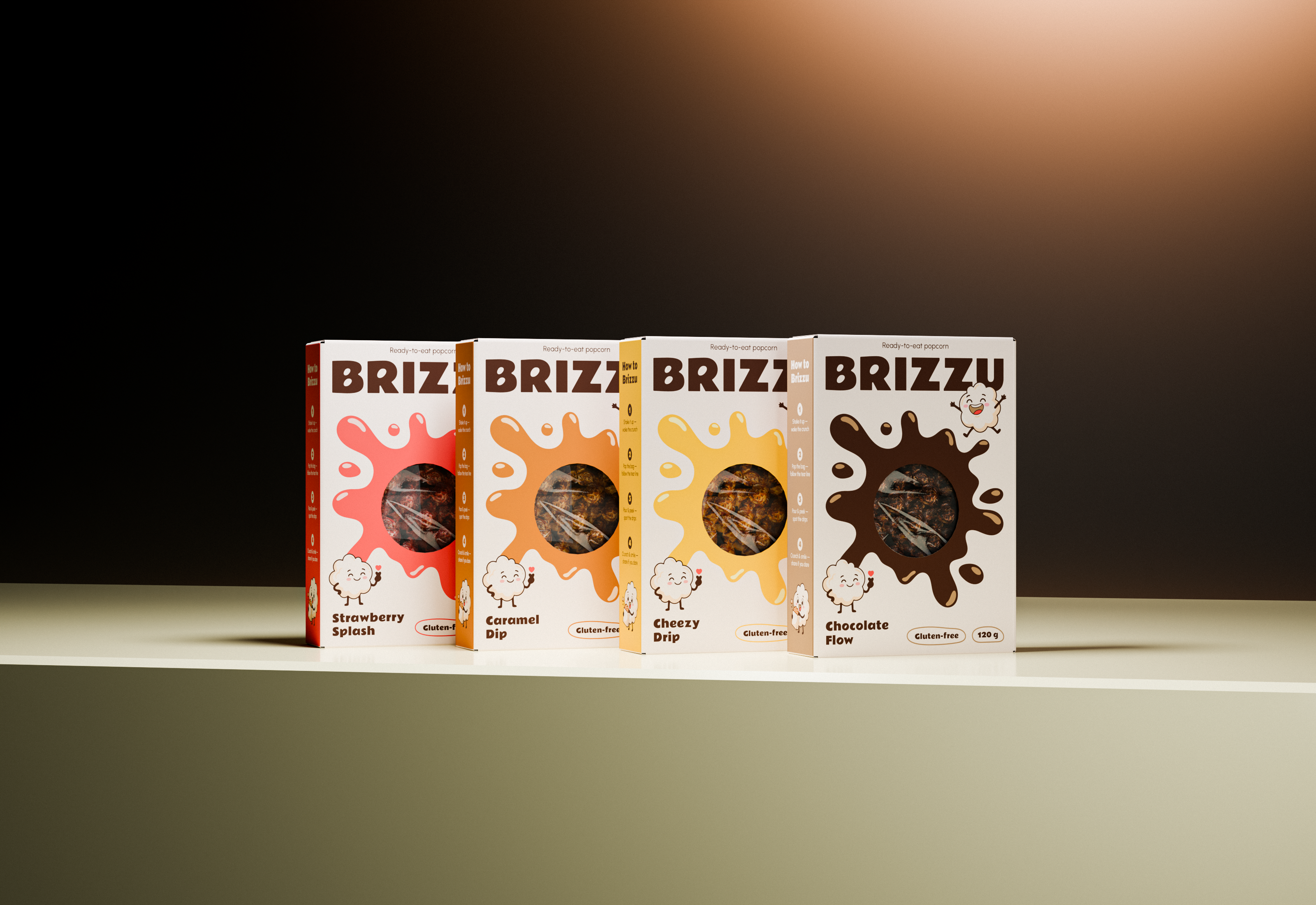Дизайн упаковки Brizzu — Изображение №8 — Брендинг, 3D на Dprofile