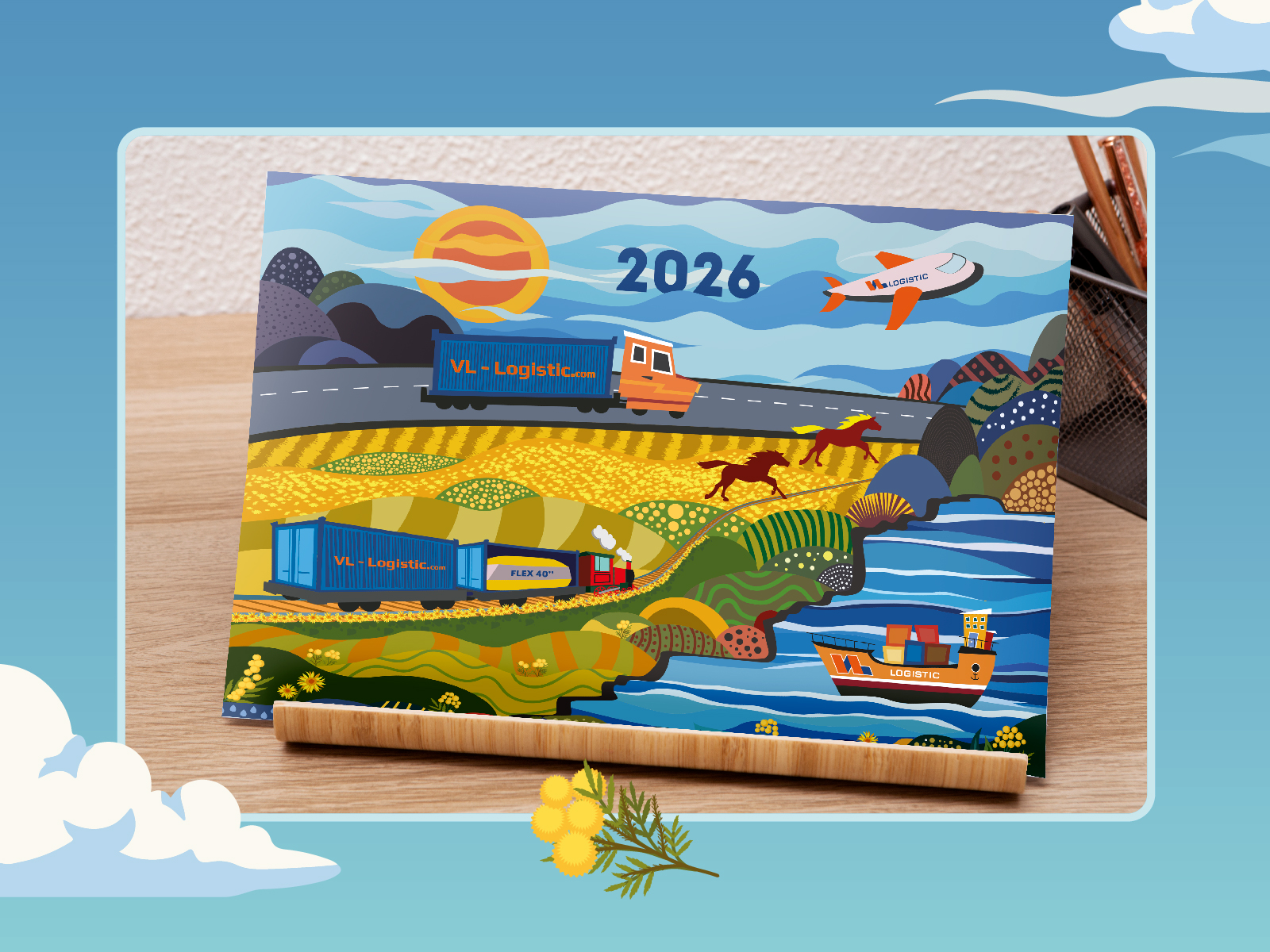 Иллюстрация для квартального календаря — Изображение №5 — Брендинг, Иллюстрация на Dprofile