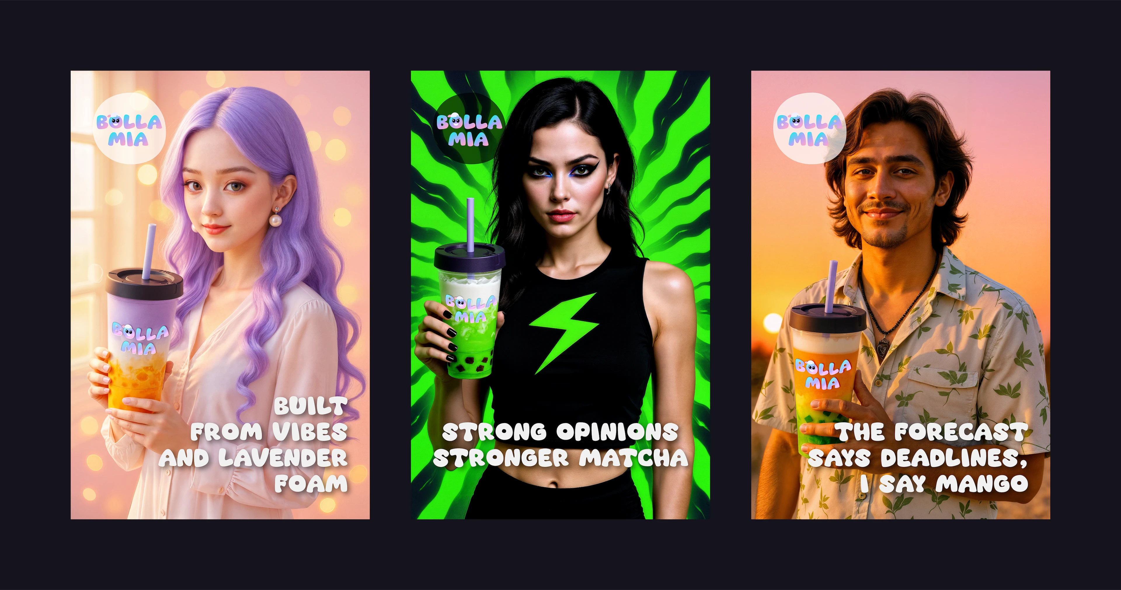 Фирменный стиль для кафе Bubble Tea — Изображение №5 — Брендинг на Dprofile