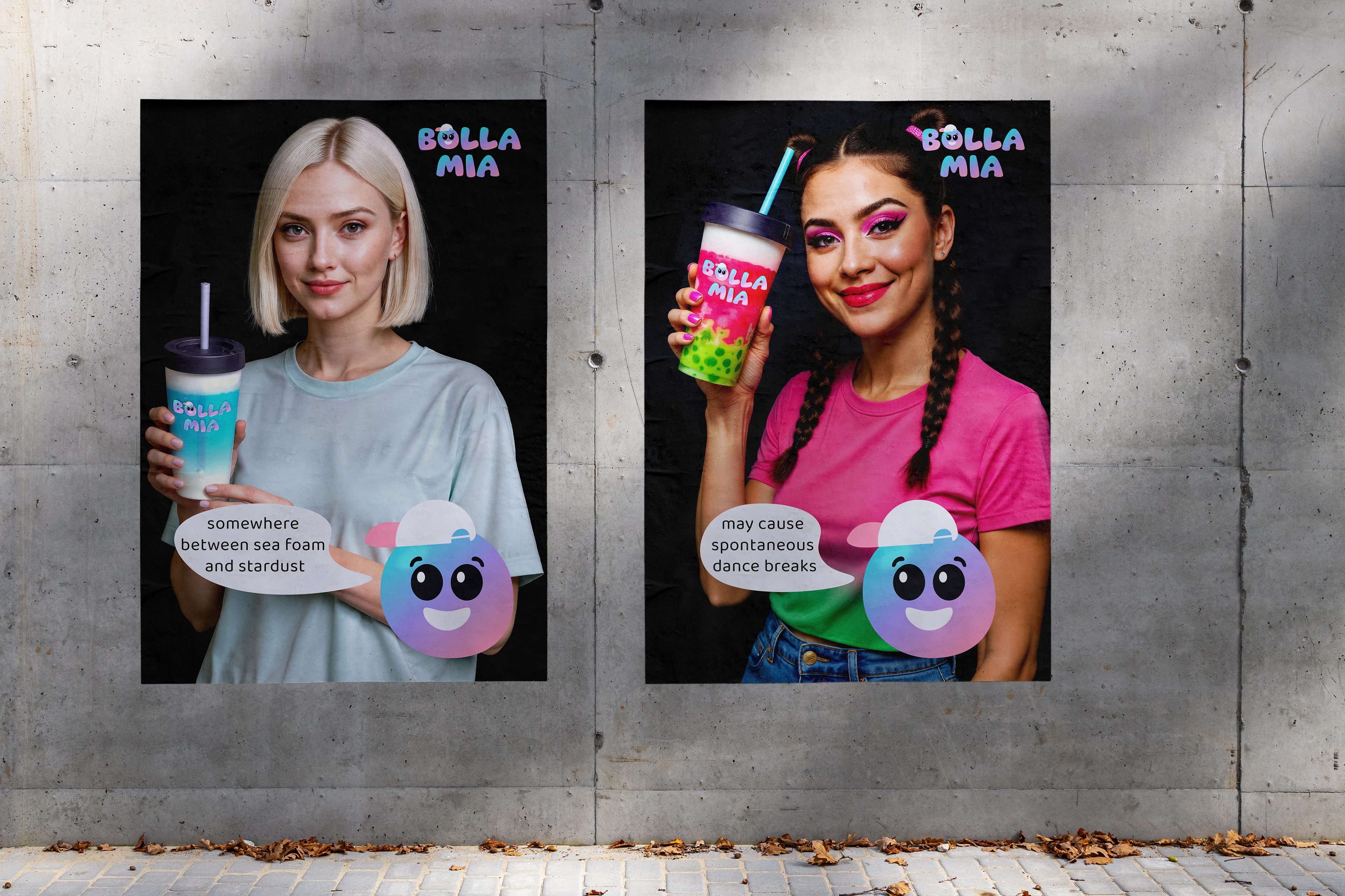 Фирменный стиль для кафе Bubble Tea — Изображение №1 — Брендинг на Dprofile