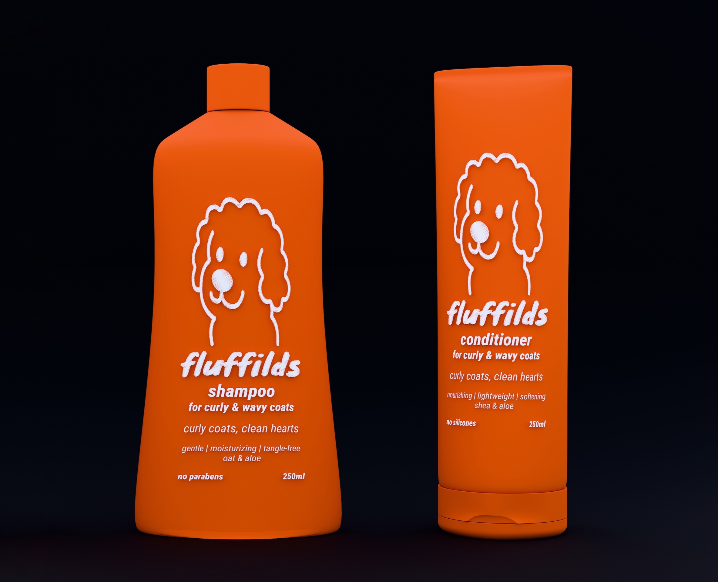 Брендинг и упаковка для грумминга с продуктовой линейкой на Dprofile