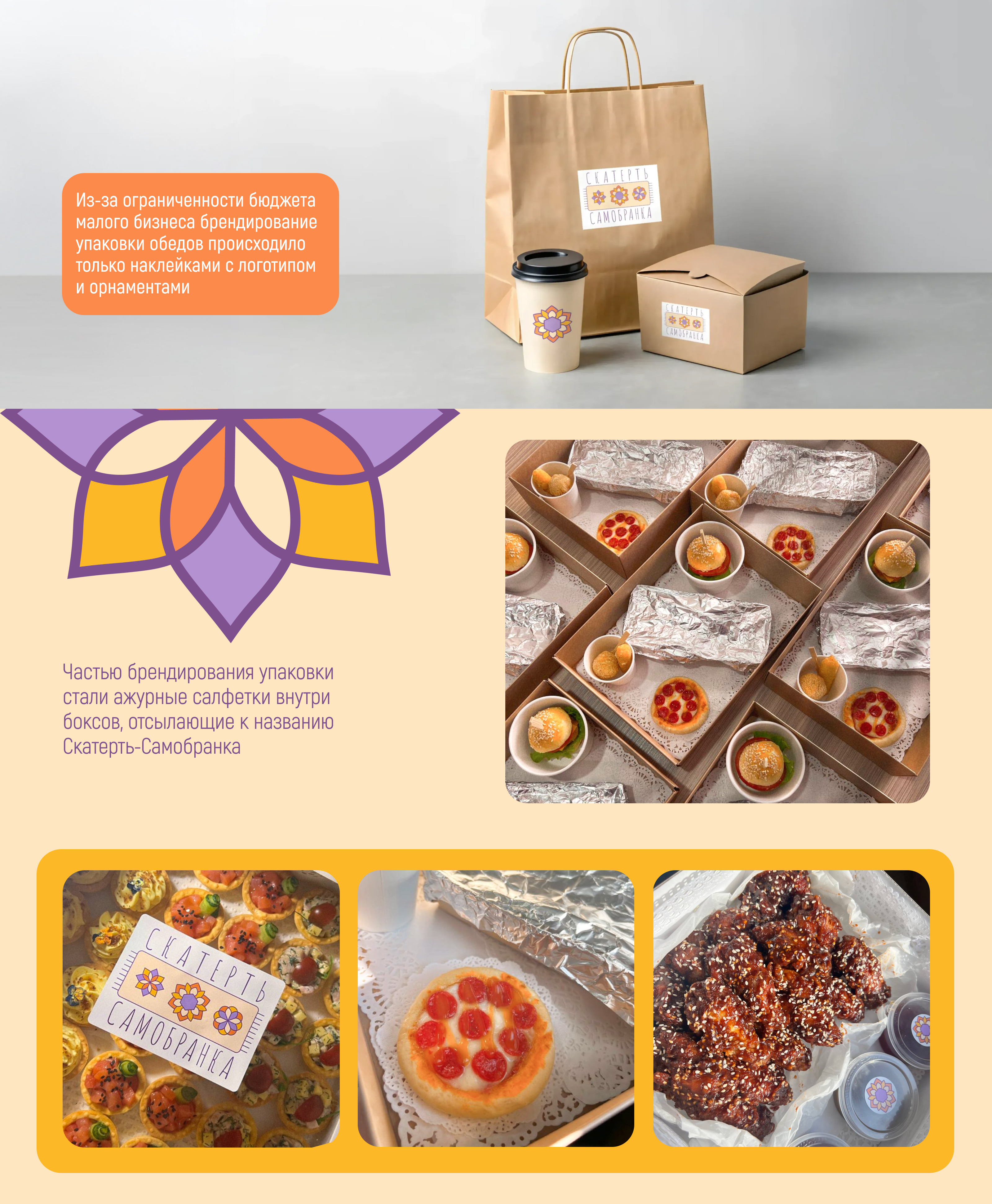 Фирменный стиль малого бизнеса Скатерть-Самобранка — Изображение №3 — Брендинг, Маркетинг на Dprofile