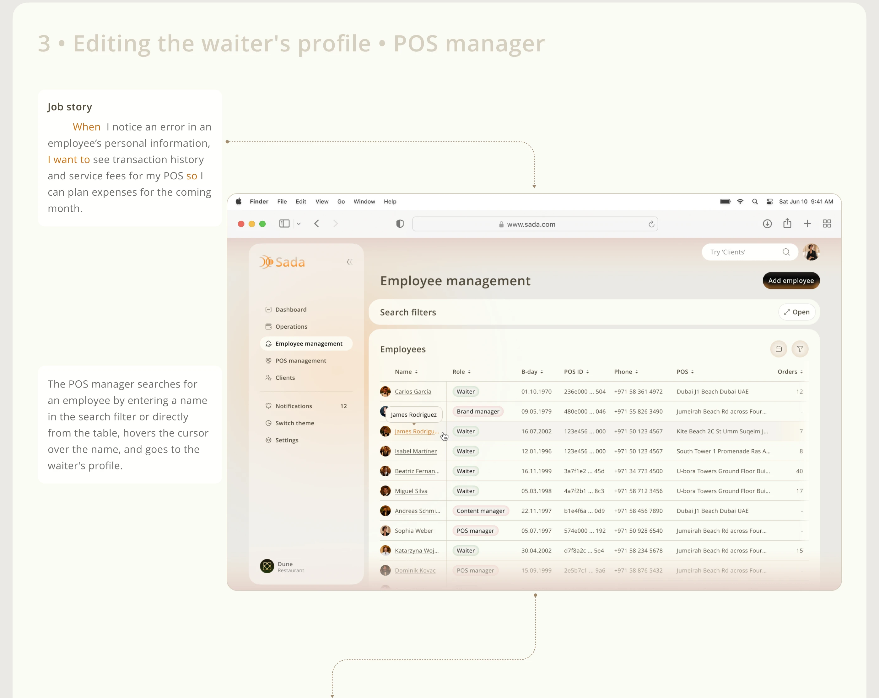 Sada CRM | UX/UI Fintech HoReCa — Изображение №22 — Интерфейсы на Dprofile