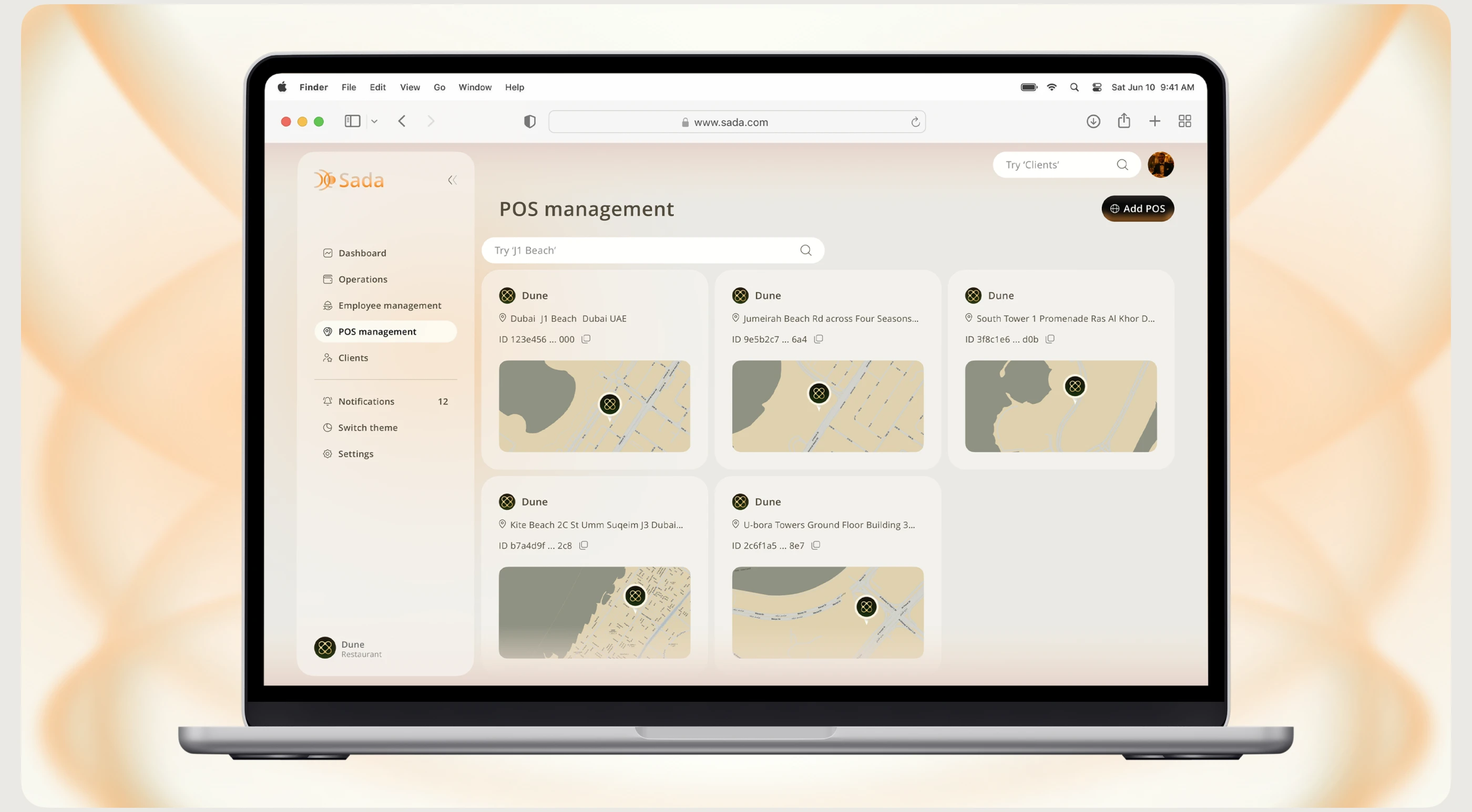 Sada CRM | UX/UI Fintech HoReCa — Изображение №45 — Интерфейсы на Dprofile