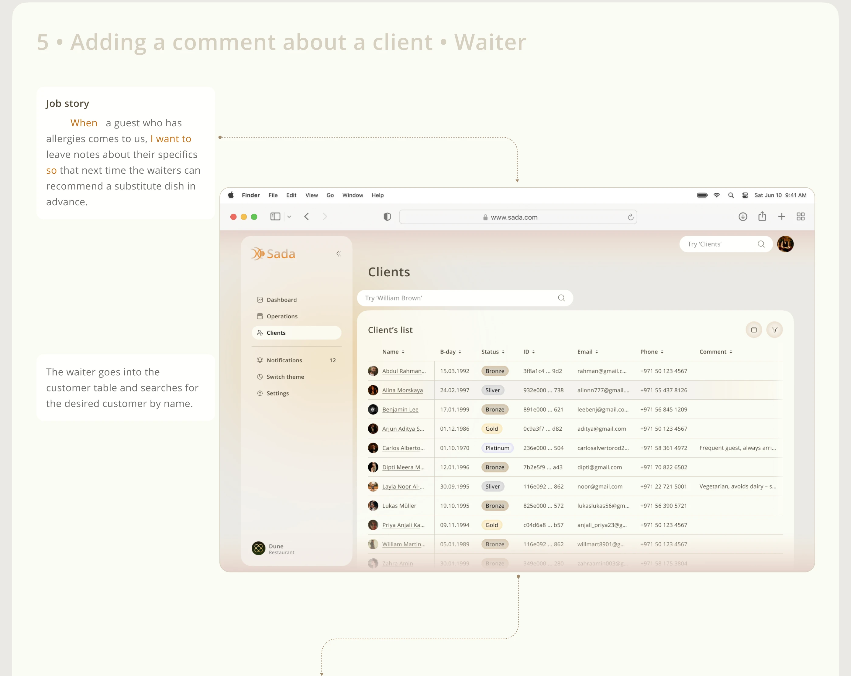 Sada CRM | UX/UI Fintech HoReCa — Изображение №30 — Интерфейсы на Dprofile