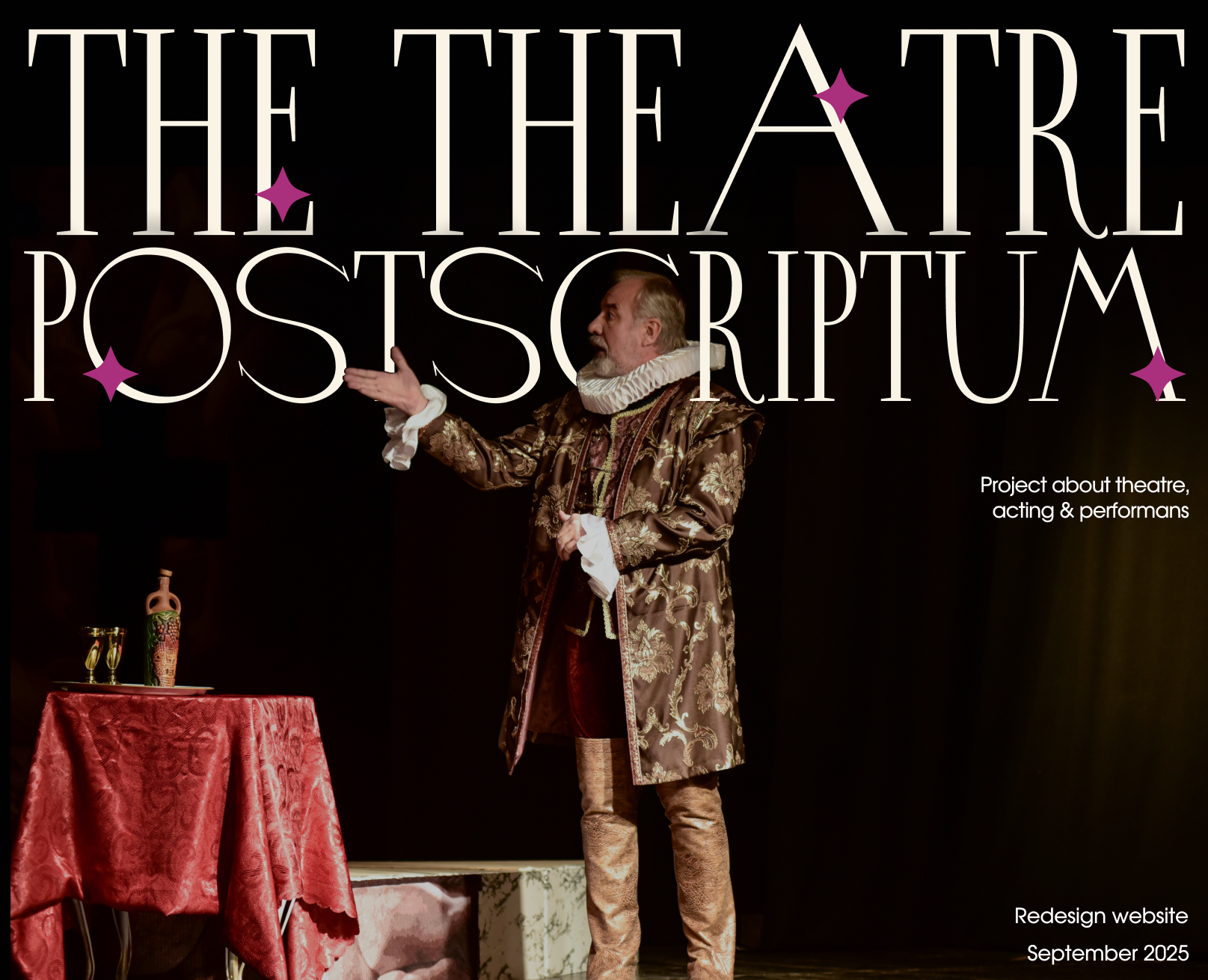 REDESIGN OF THE ACTING COURSES WEBSITE на Dprofile