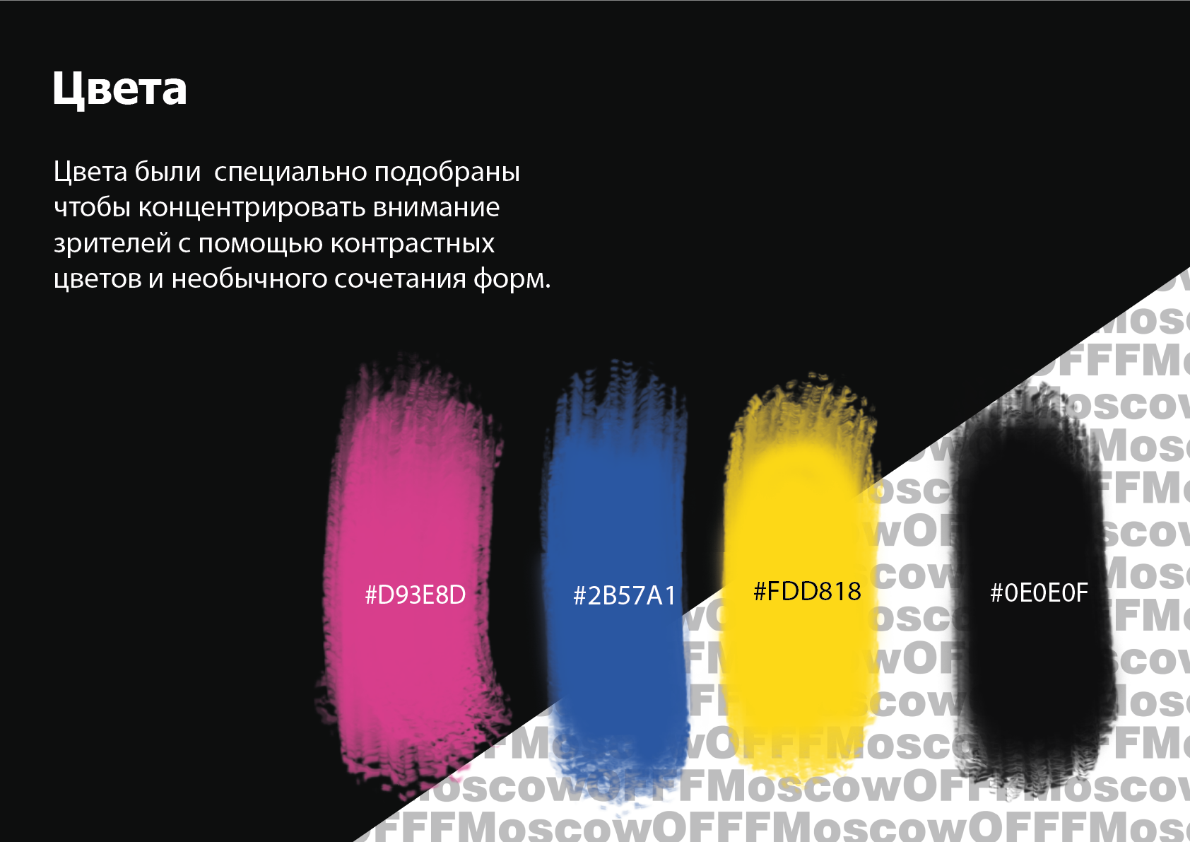 Айдентика мероприятия OFFF MOSCOW — Изображение №4 — Брендинг на Dprofile