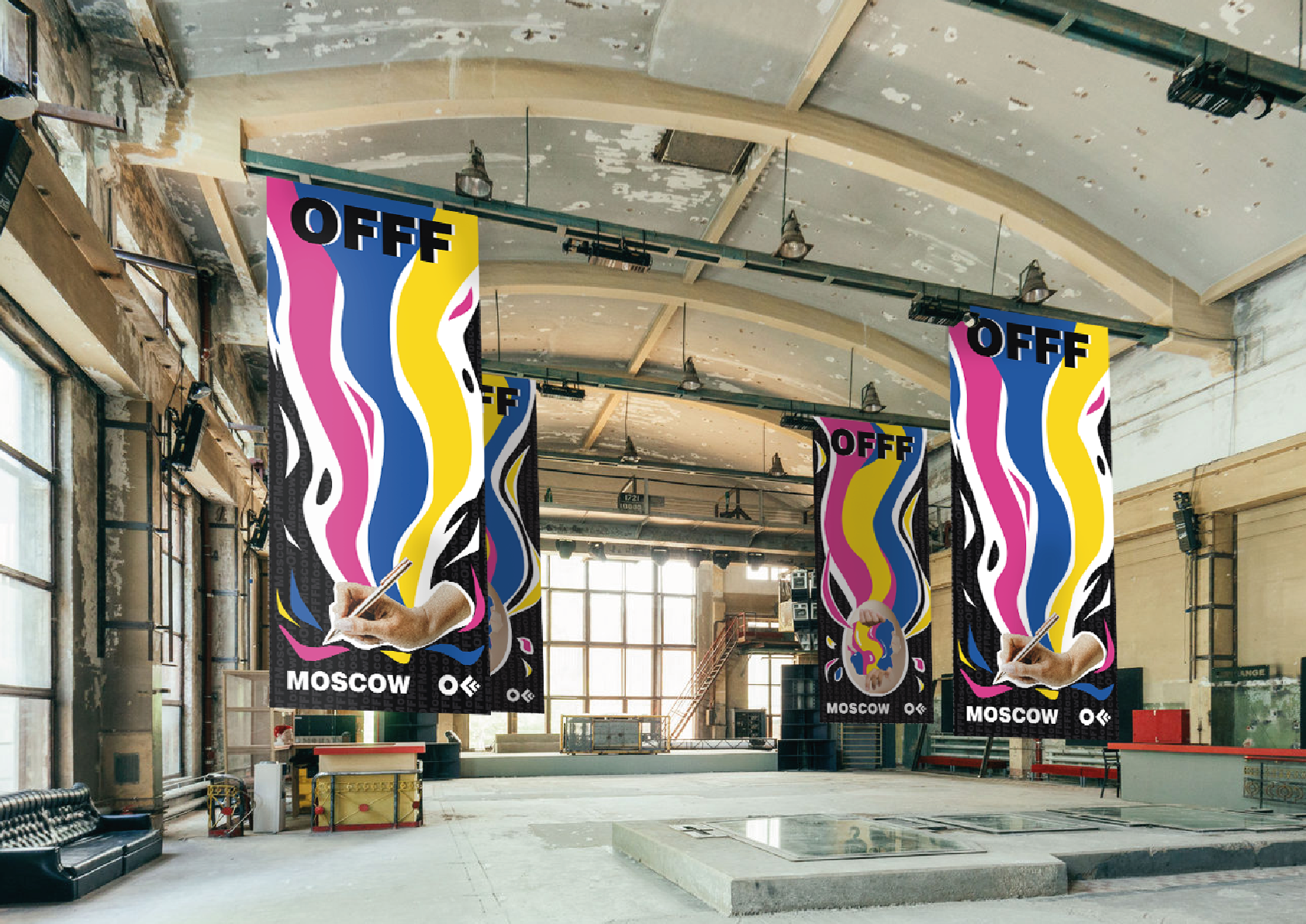 Айдентика мероприятия OFFF MOSCOW — Изображение №12 — Брендинг на Dprofile