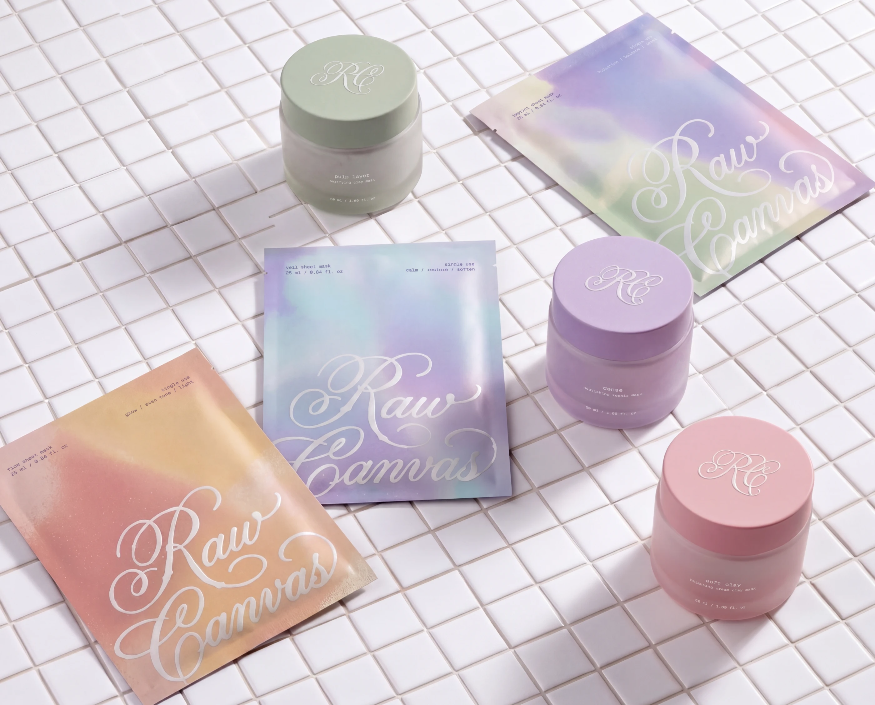 RAW CANVAS | Фирменный стиль и упаковка бренда уходовой косметики — Изображение №16 — Брендинг на Dprofile