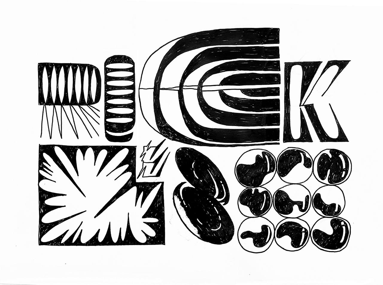 Inktober2025 леттеринг — Изображение №9 — Графика на Dprofile