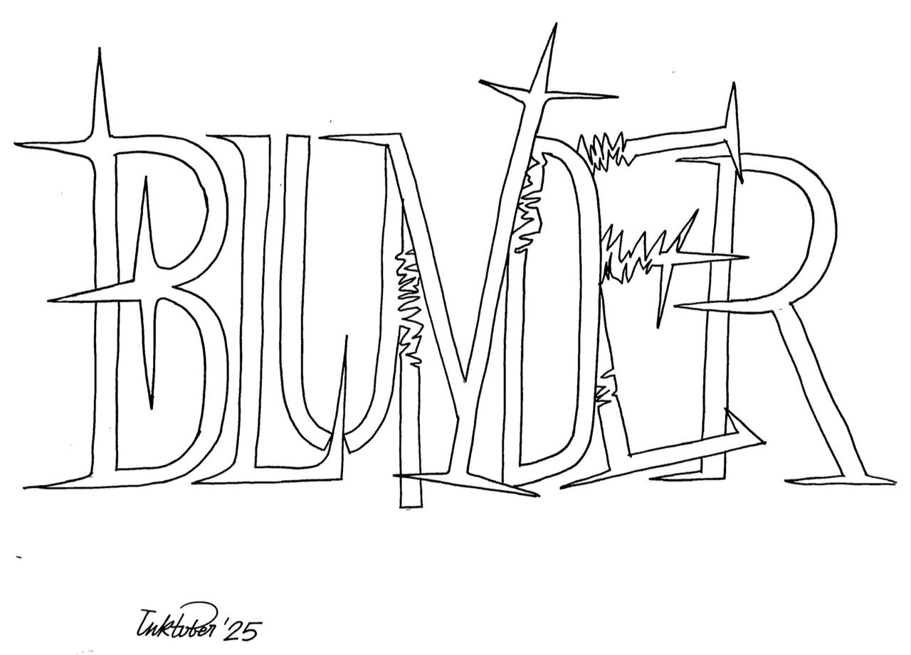 Inktober2025 леттеринг — Изображение №17 — Графика на Dprofile