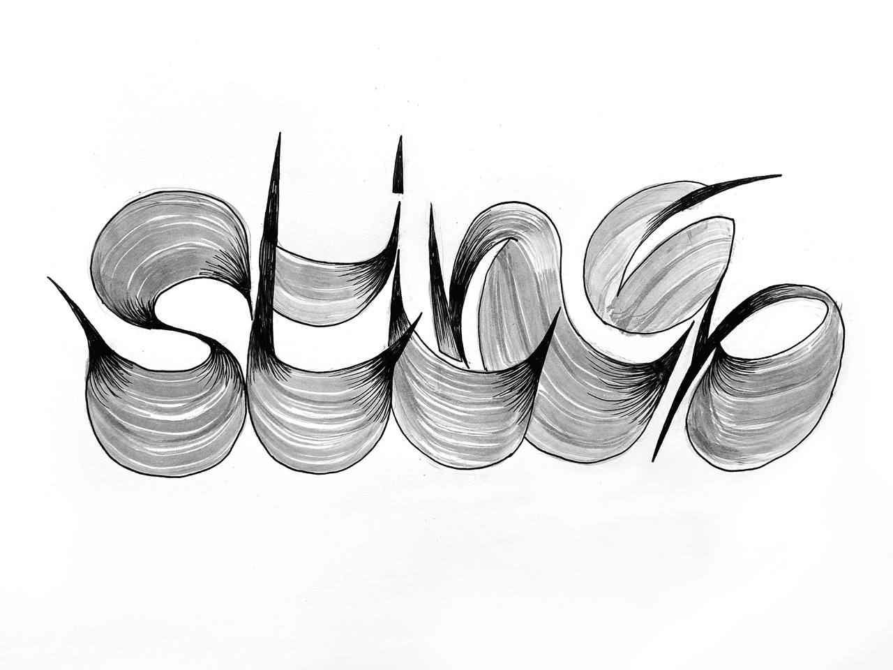 Inktober2025 леттеринг — Изображение №12 — Графика на Dprofile