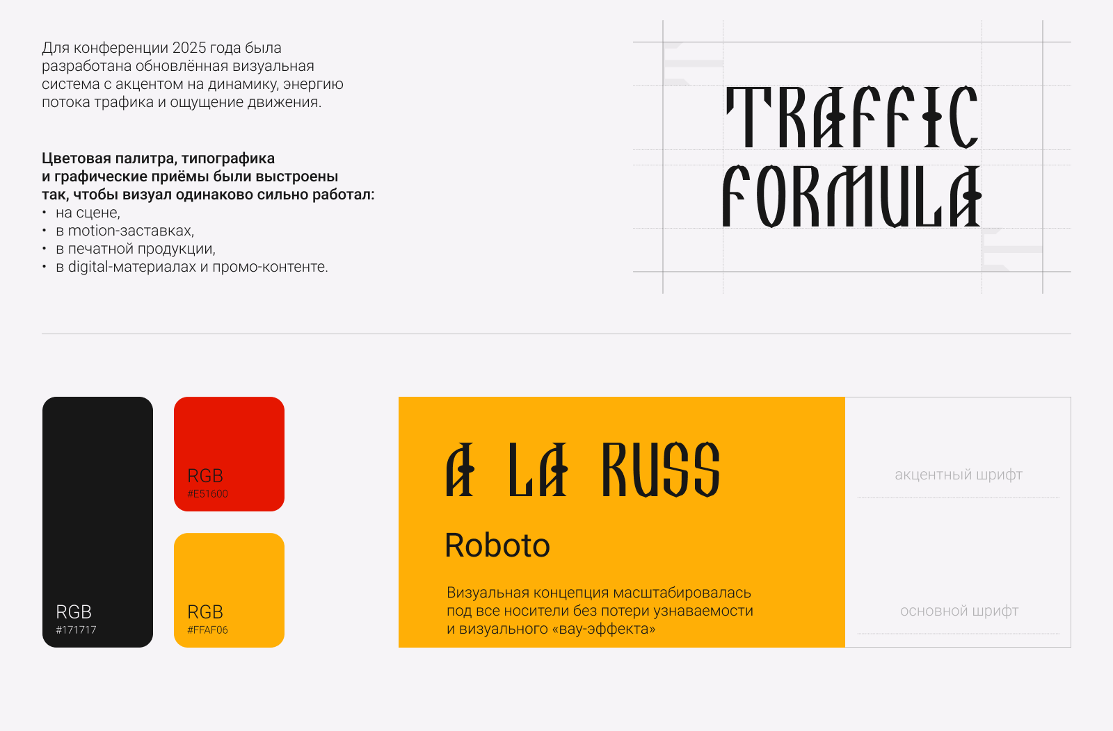 Traffic Formula 2025 — Изображение №2 — Брендинг, Анимация на Dprofile